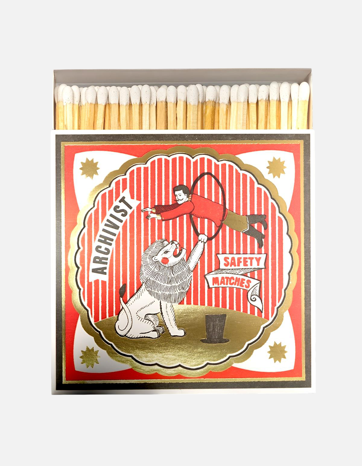 Cerillas cuadradas Circus Show de Archivist