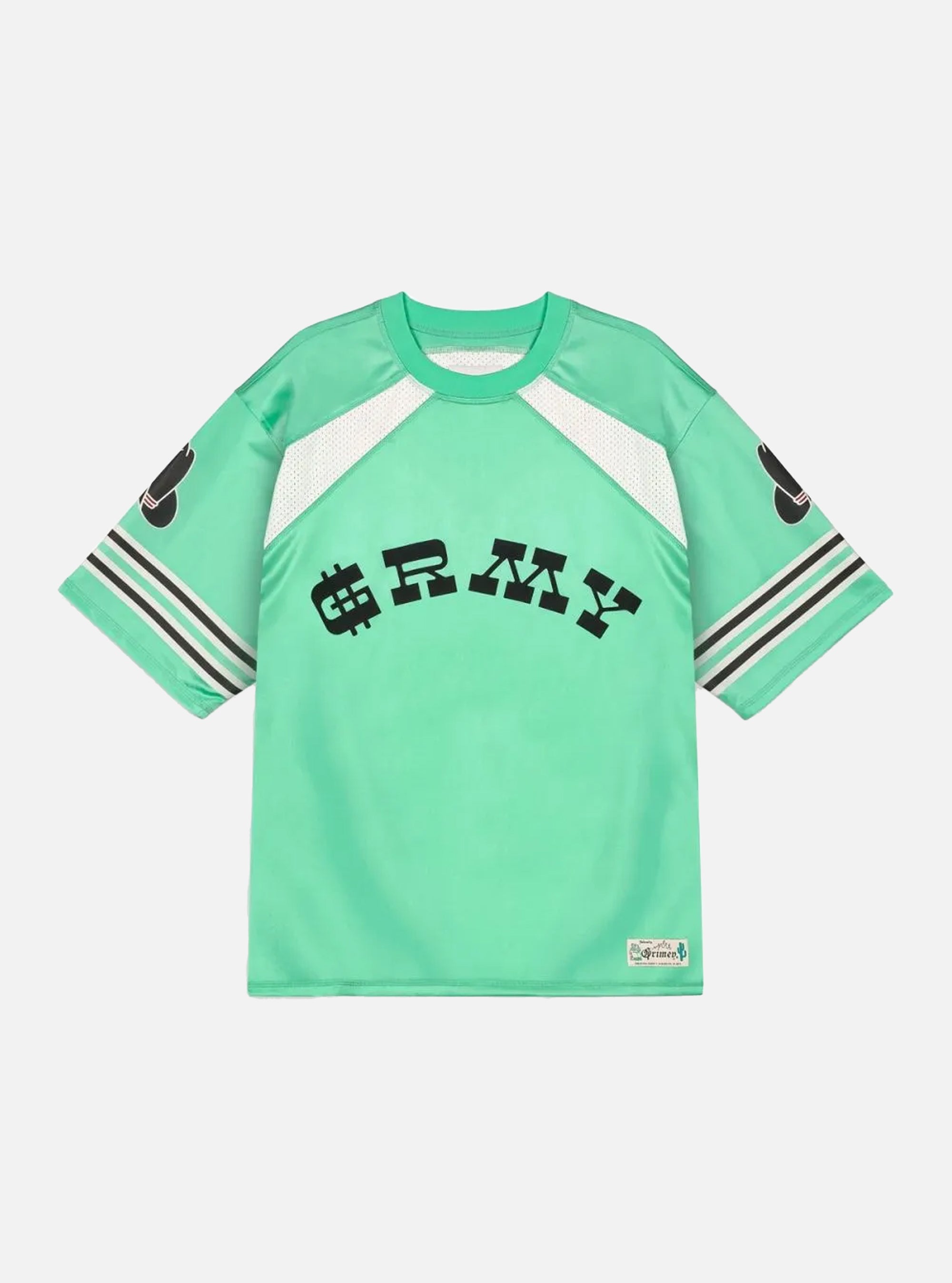 Camiseta de Football Grimey Lone Hand Mesh Green