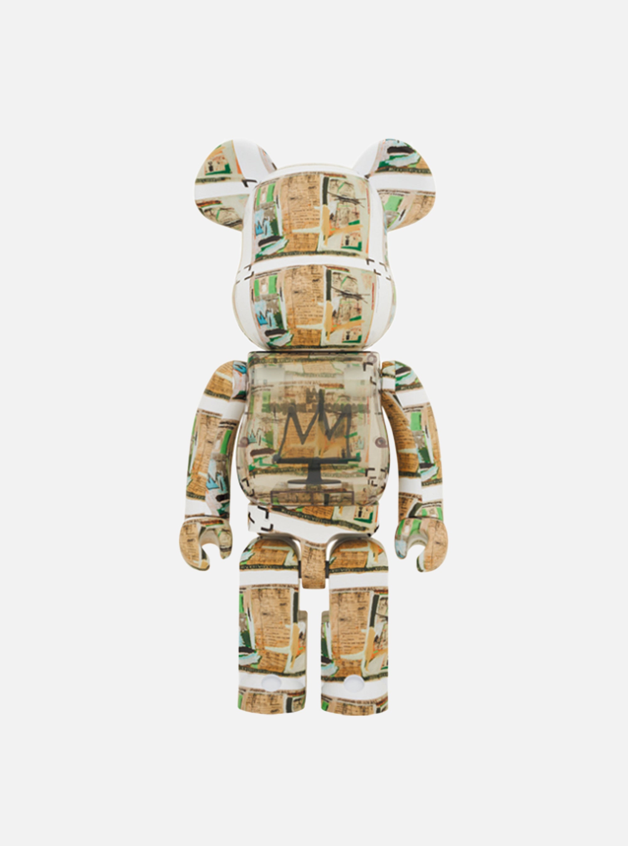 Bearbrick de Medicom Toy 1000% , Jean Michel Basquiat King Pleasure