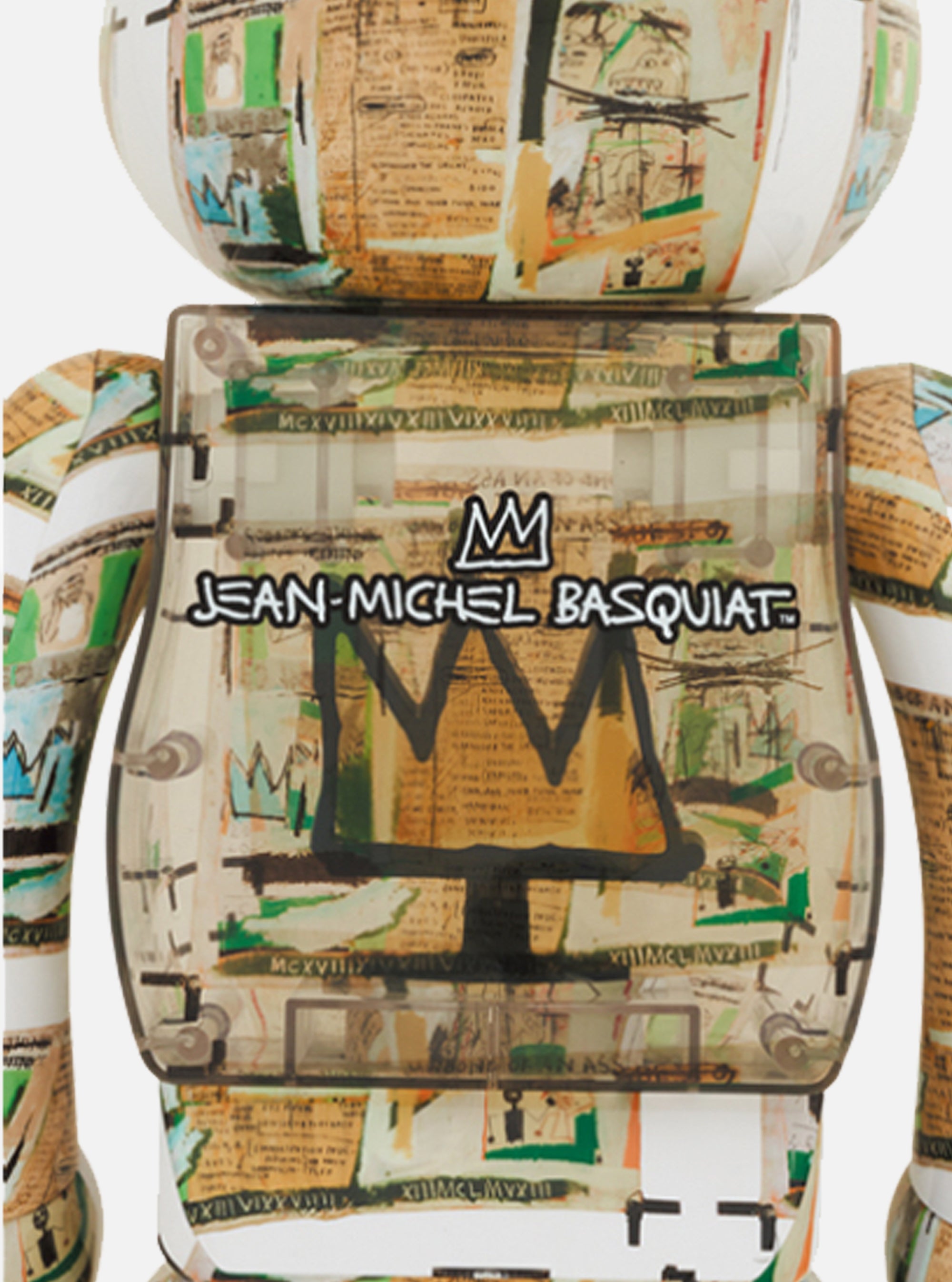 Bearbrick de Medicom Toy 1000% , Jean Michel Basquiat King Pleasure