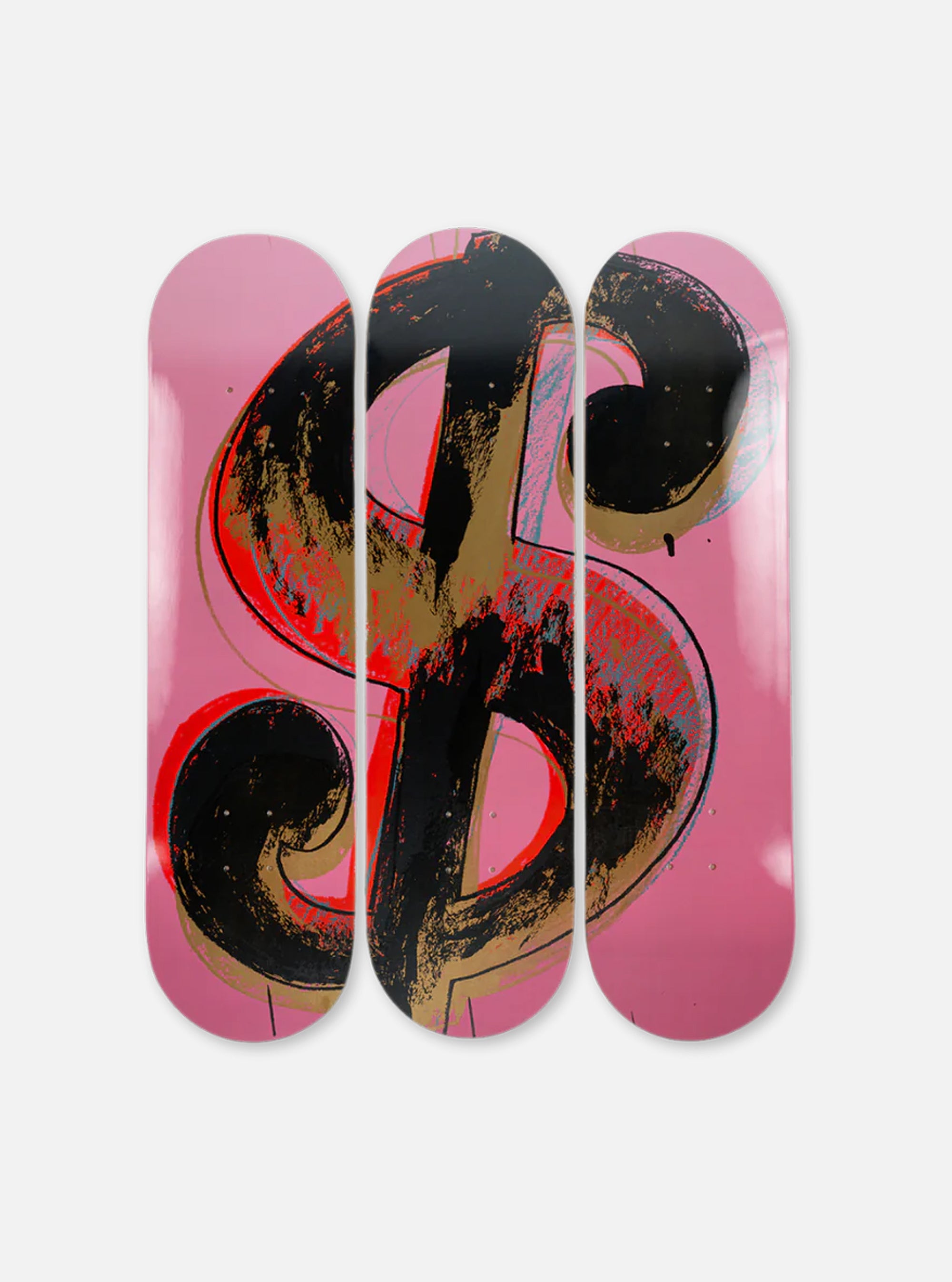 Theskateroom Dollar Sign Pink de Andy Warhol
