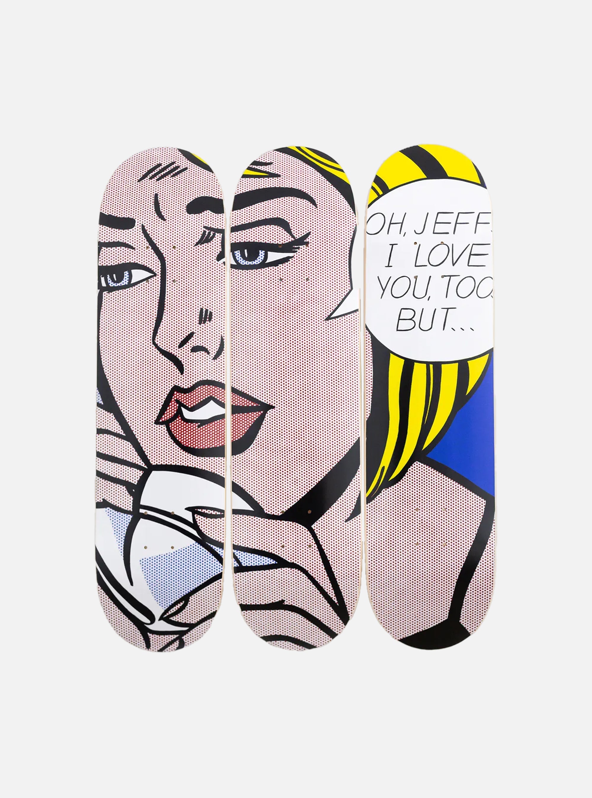 Theskateroom OH, JEFF... I LOVE YOU, TOO... BUT... de Roy Lichtenstein