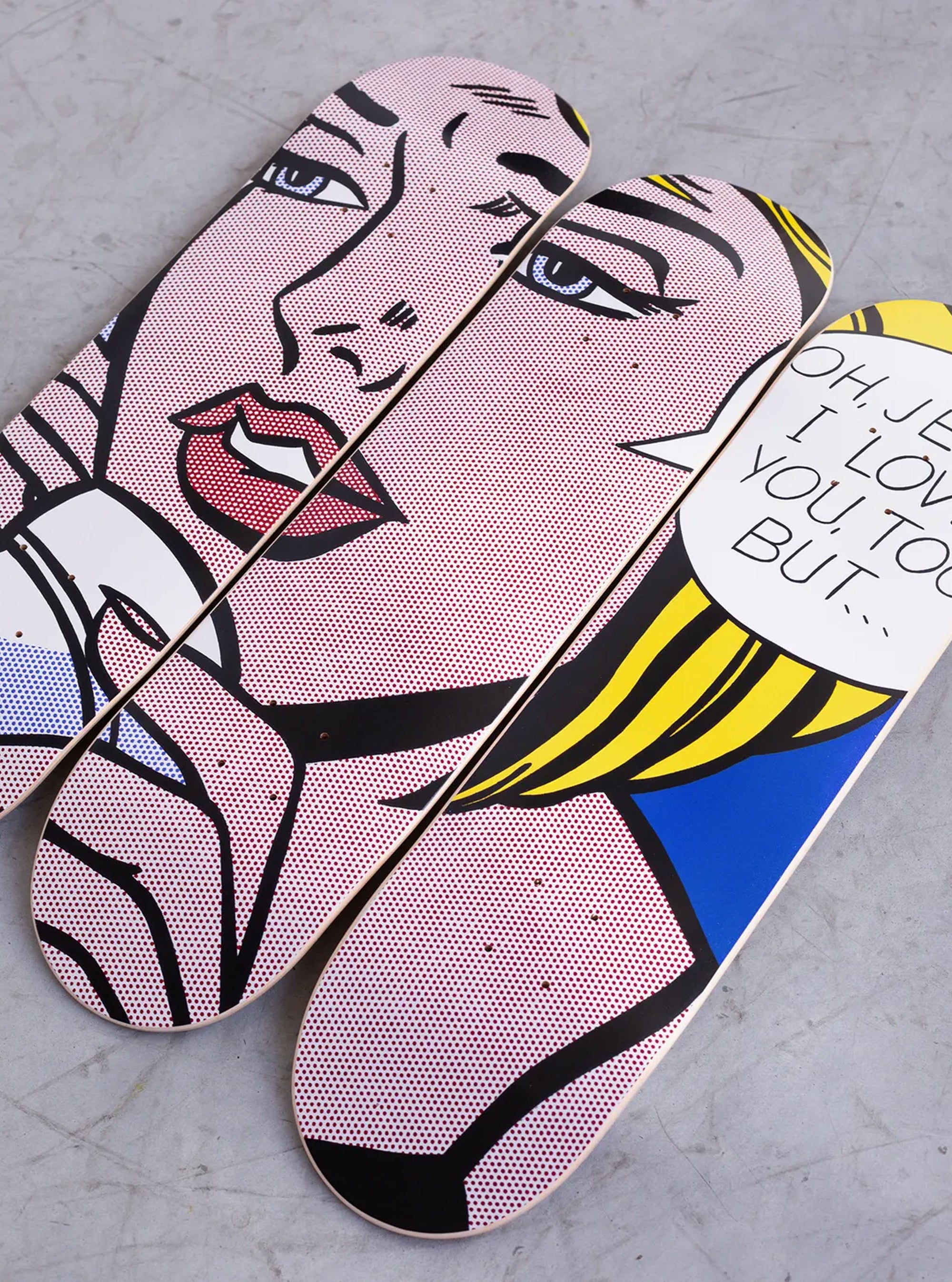 Theskateroom OH, JEFF... I LOVE YOU, TOO... BUT... de Roy Lichtenstein