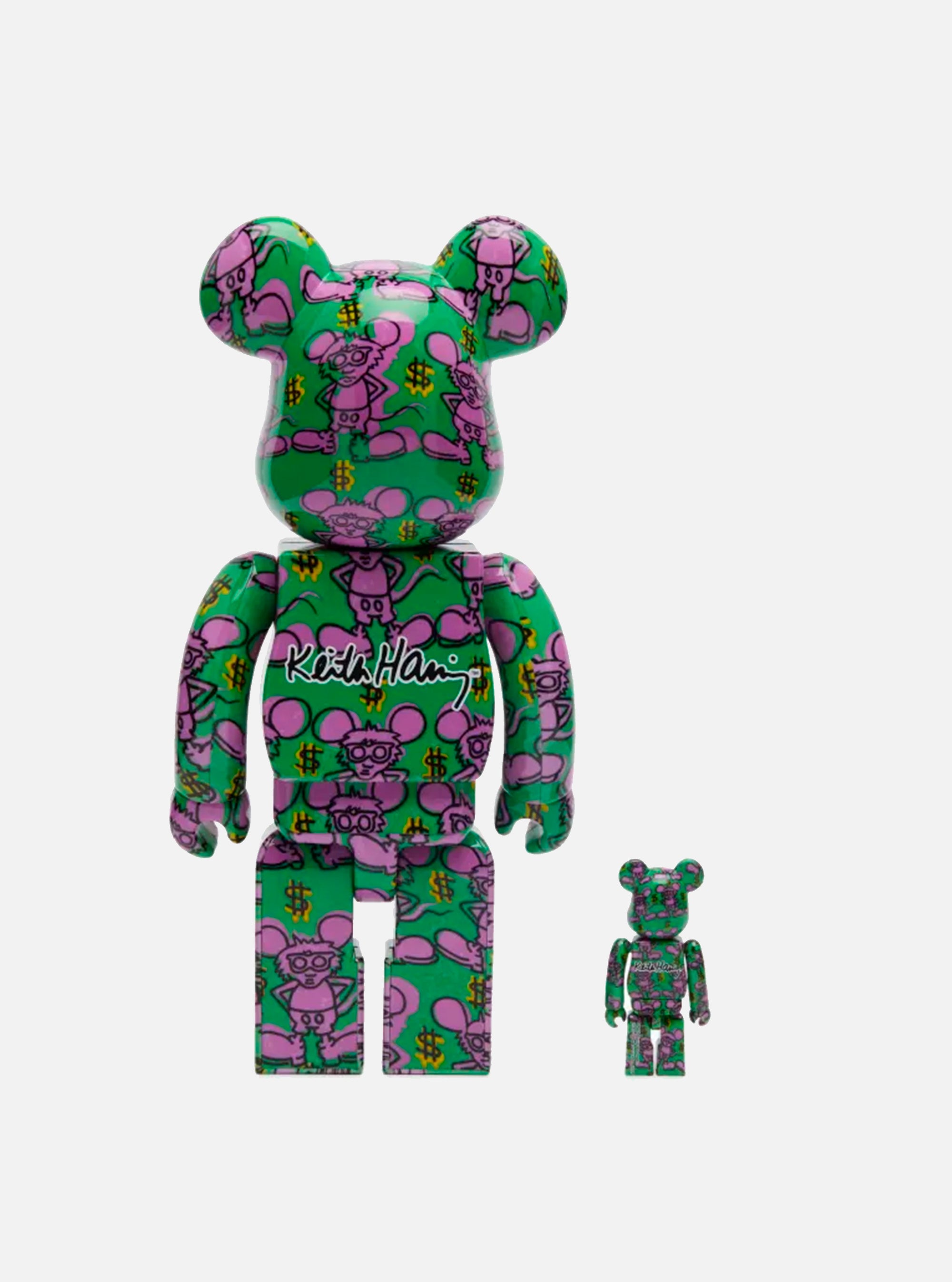 Bearbrick de Medicom Toy 400% 100% Keith Haring #11
