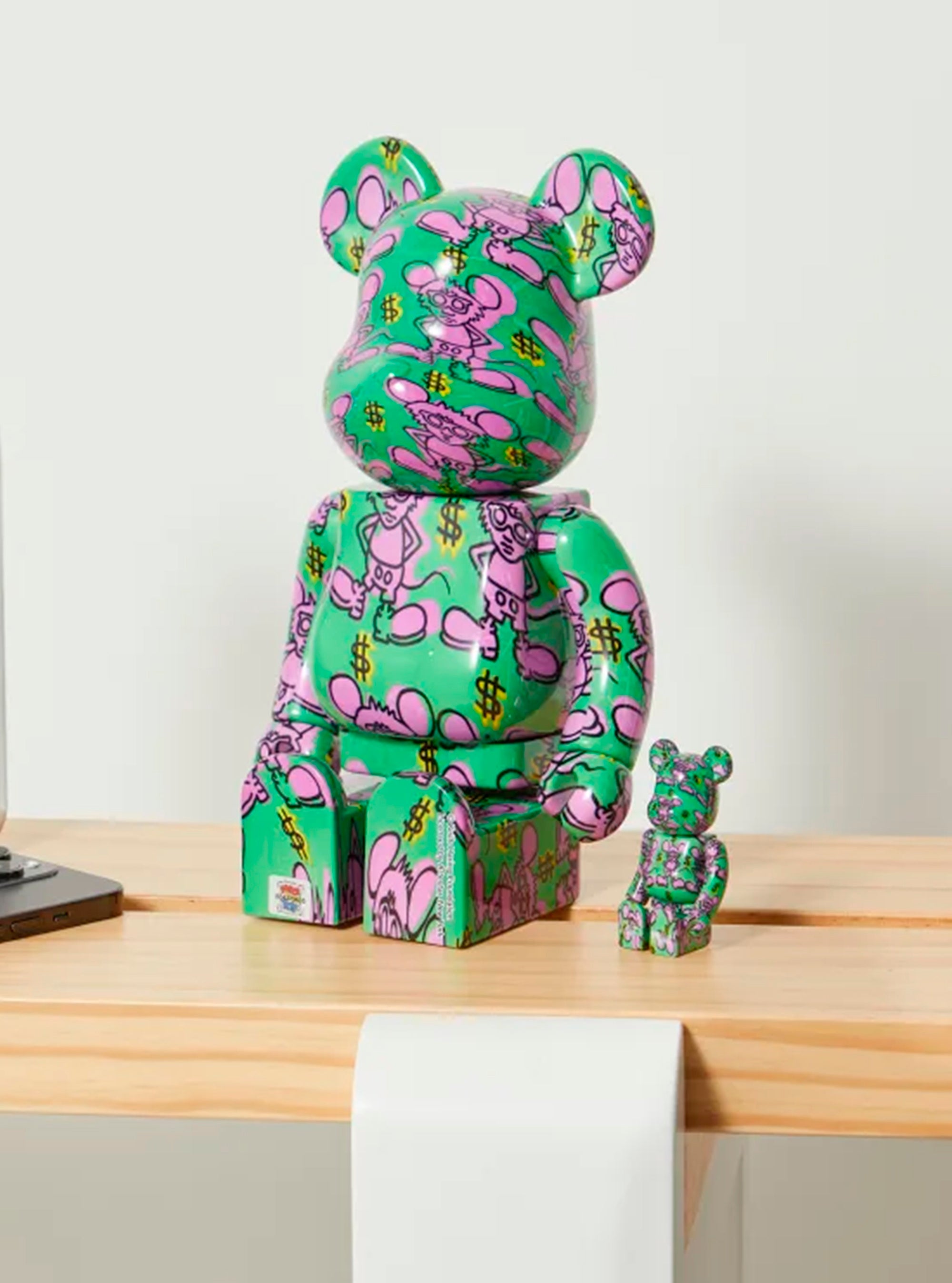 Bearbrick de Medicom Toy 400% 100% Keith Haring #11