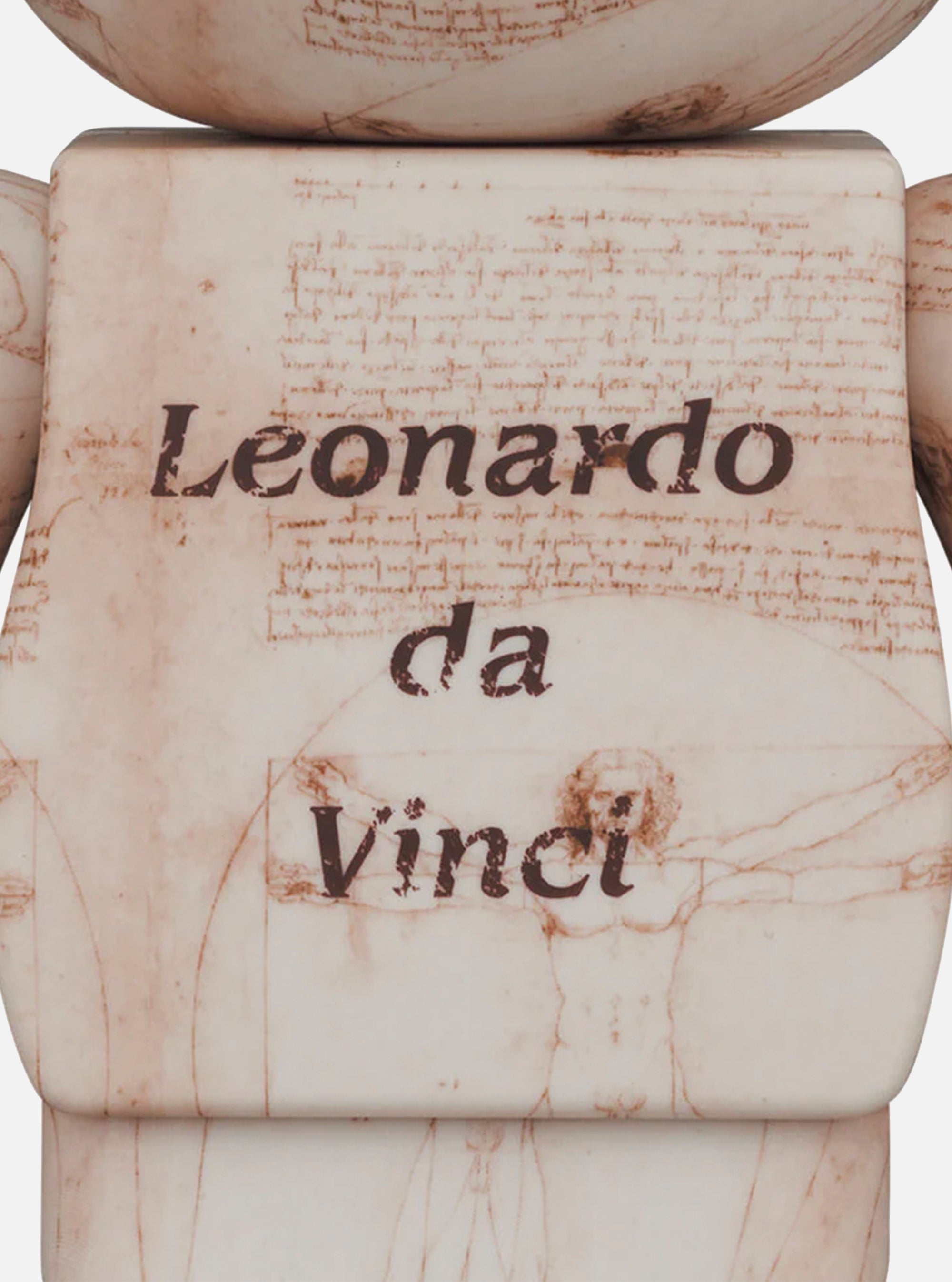 Bearberick de Medicom Toy 400% 100% Leonardo Da Vinci (Hombre de Vitruvio)