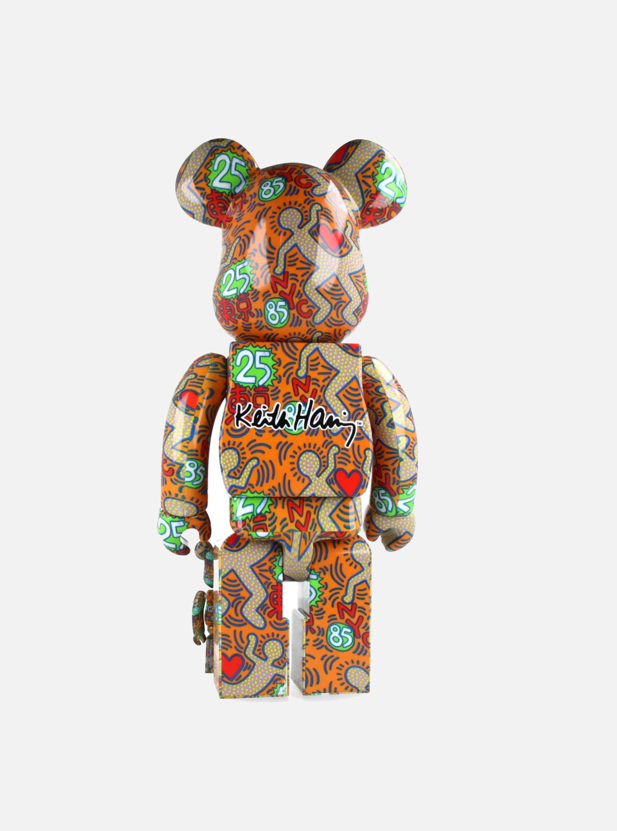 Bearbrick de Medicom Toy 400% 100% Keith Haring BWWT