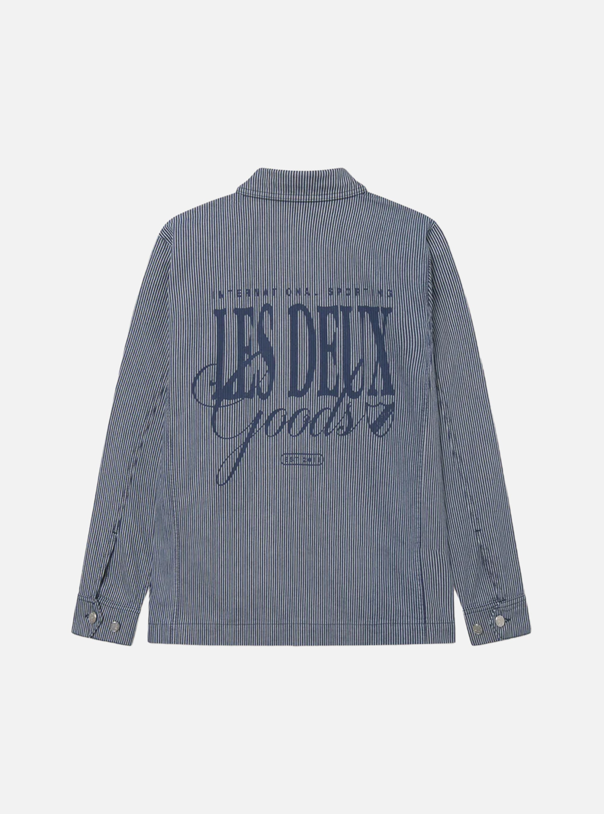 Camisa/chaqueta vaquera Les Deux con rayas Steven
