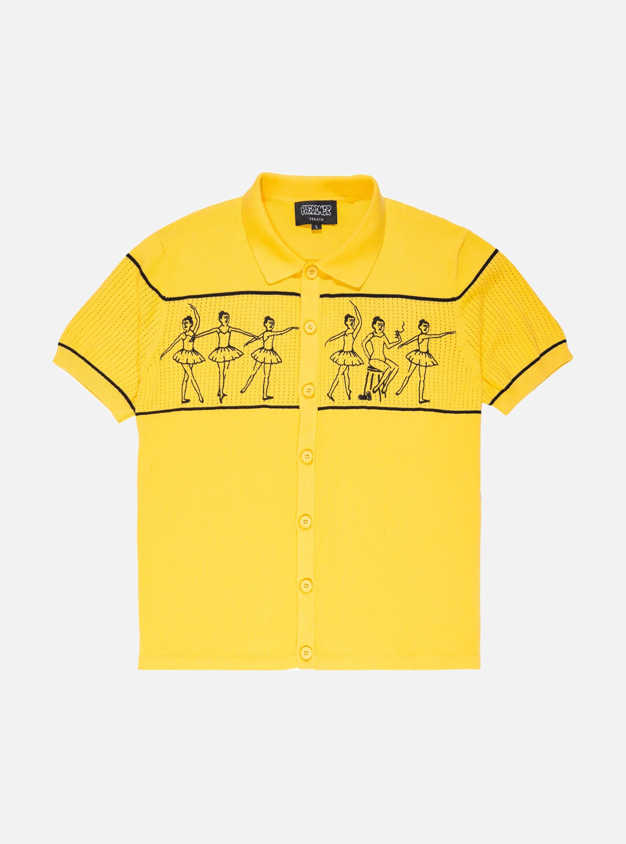Camisa tipo polo ballet de Pasdemer