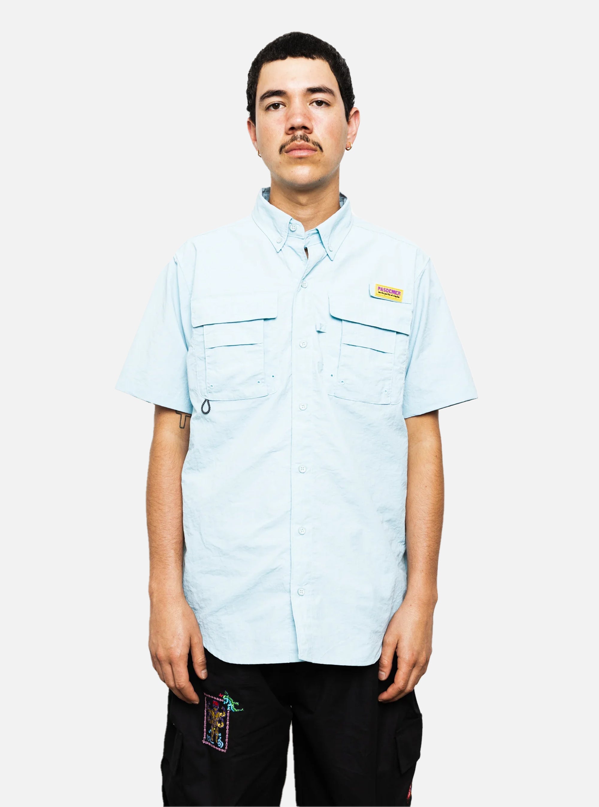 Camisa Not Long Time de Pasdemer en azul celeste