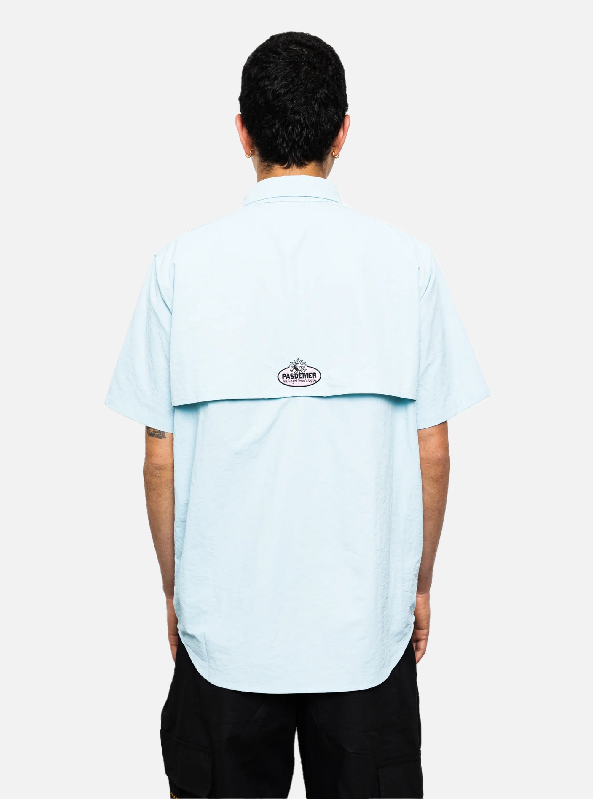 Camisa Not Long Time de Pasdemer en azul celeste