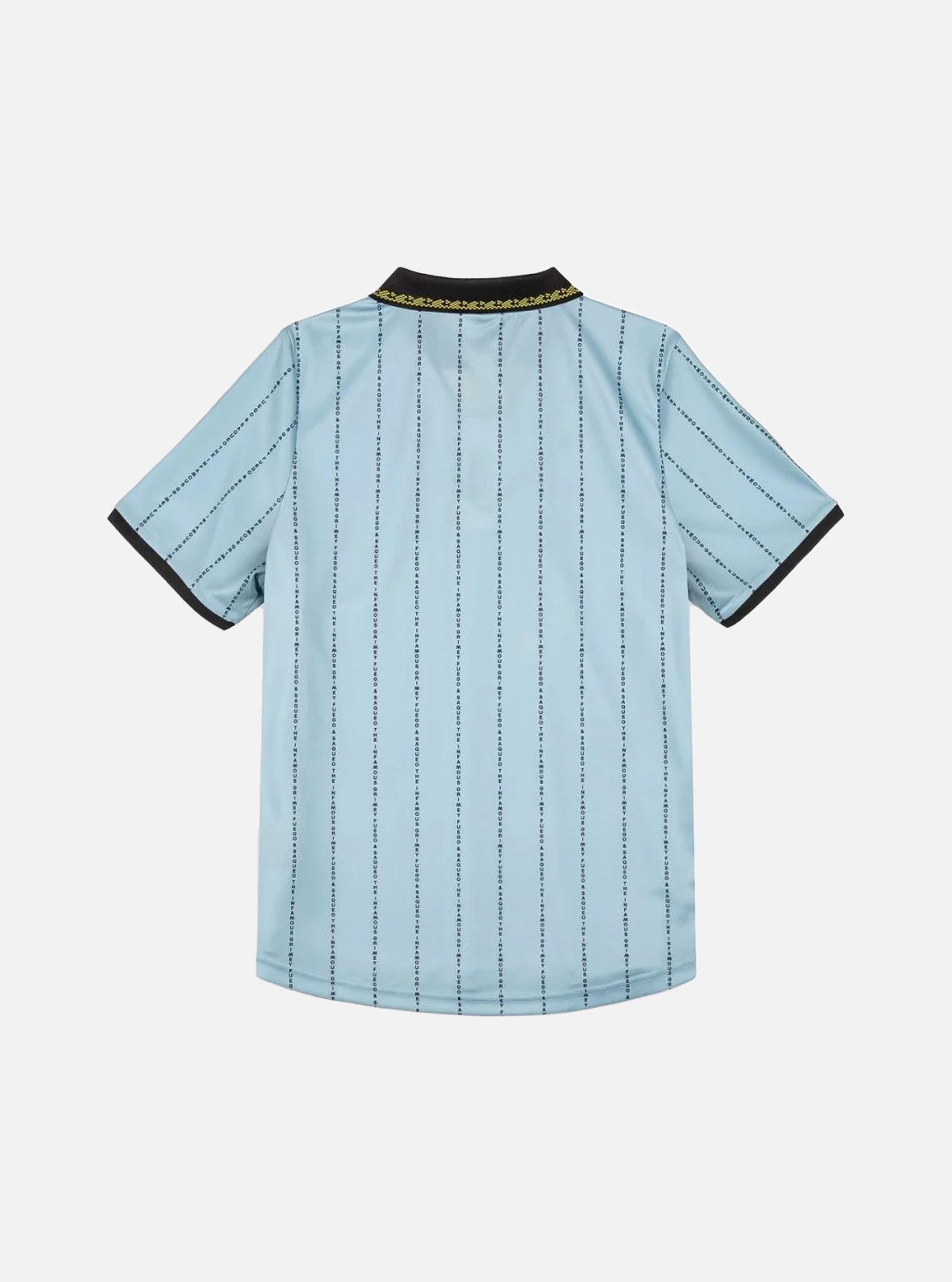 Camiseta de Fútbol Grimey La Fraternite Bruler Piller Blue