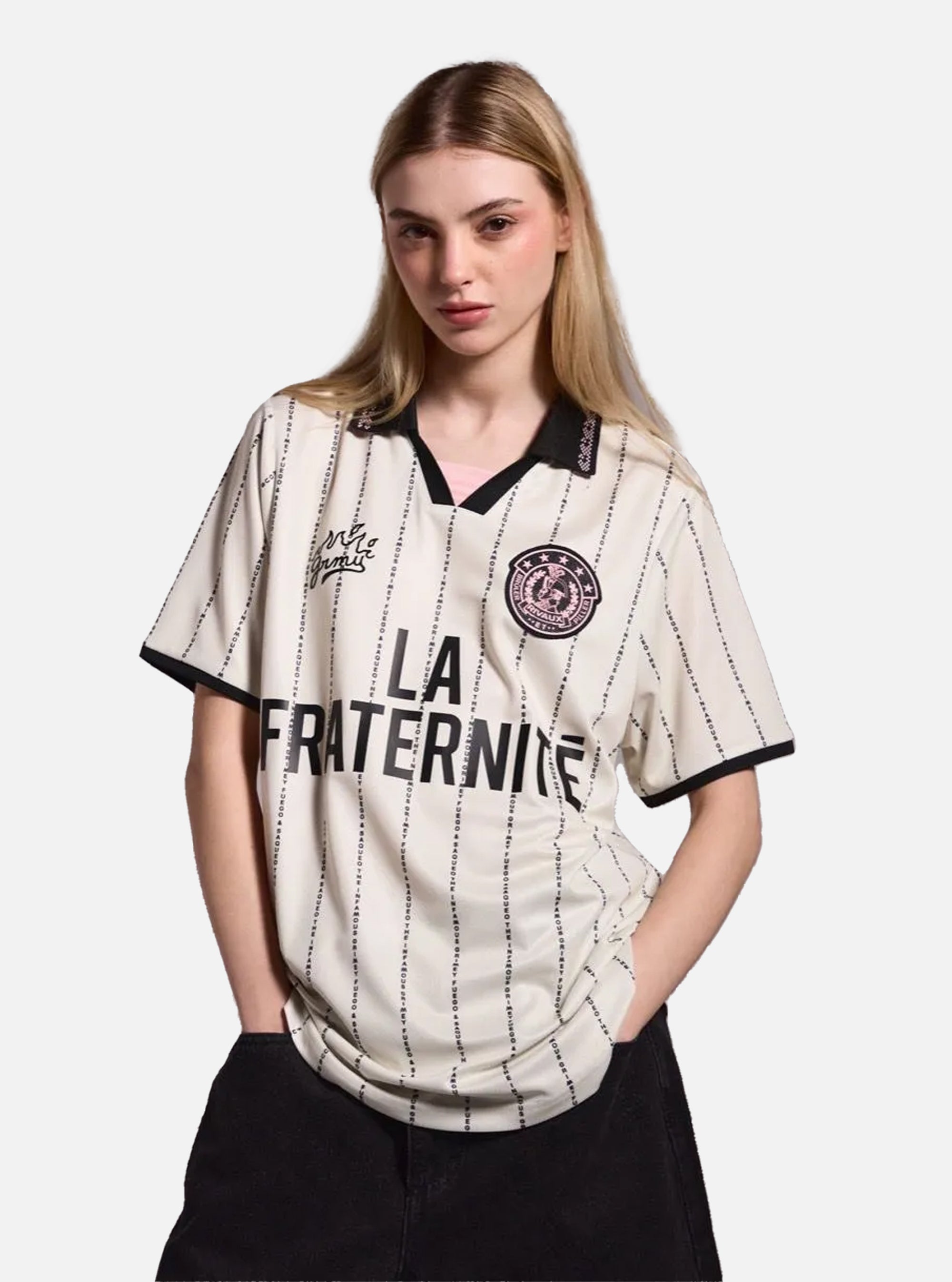 Camiseta de Fútbol Grimey La Fraternite Bruler Piller Off White