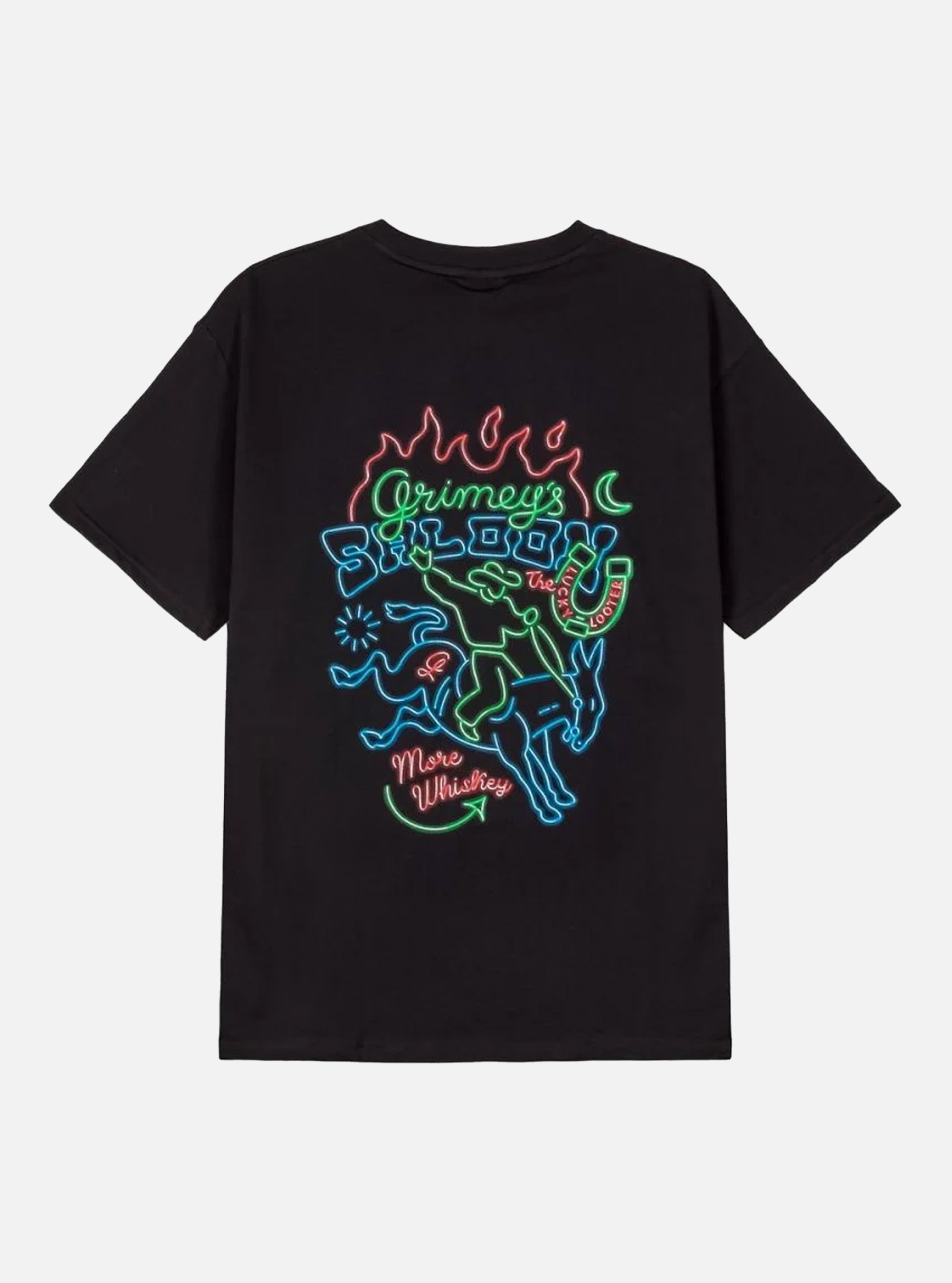Camiseta Grimey Lone Hand Lucky Looter Black