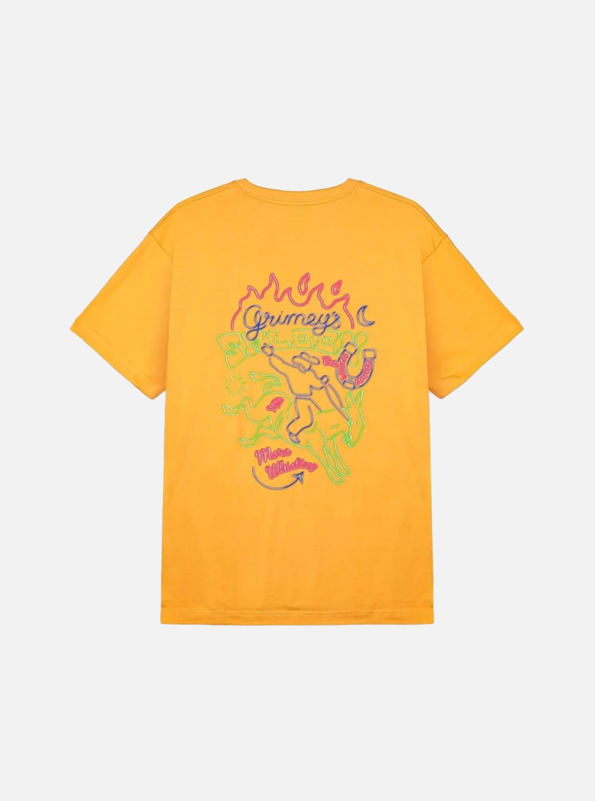 Camiseta Grimey Lone Hand Lucky Looter Yellow