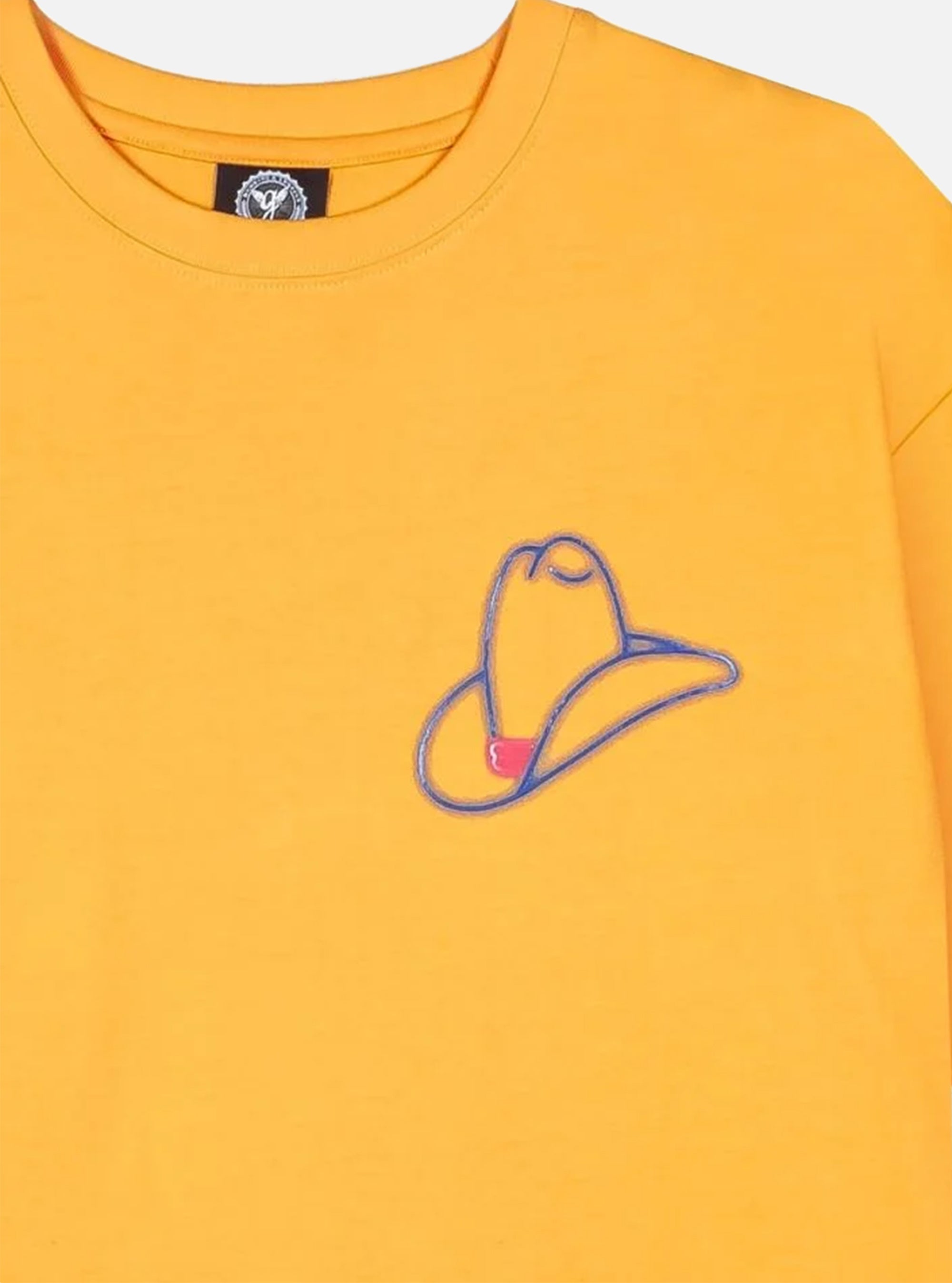Camiseta Grimey Lone Hand Lucky Looter Yellow
