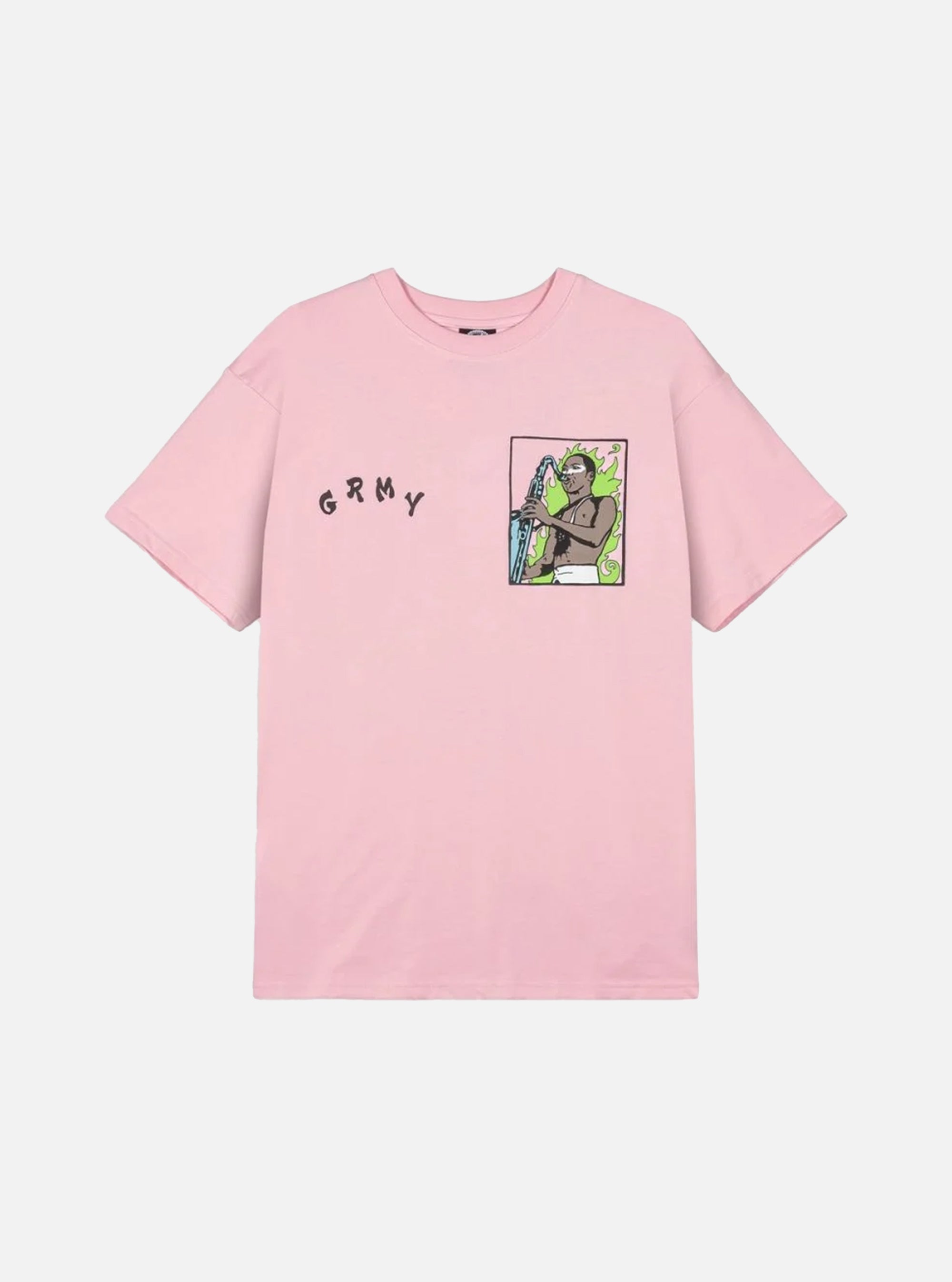 Camiseta Grimey The Trouble Sleep Light Pink