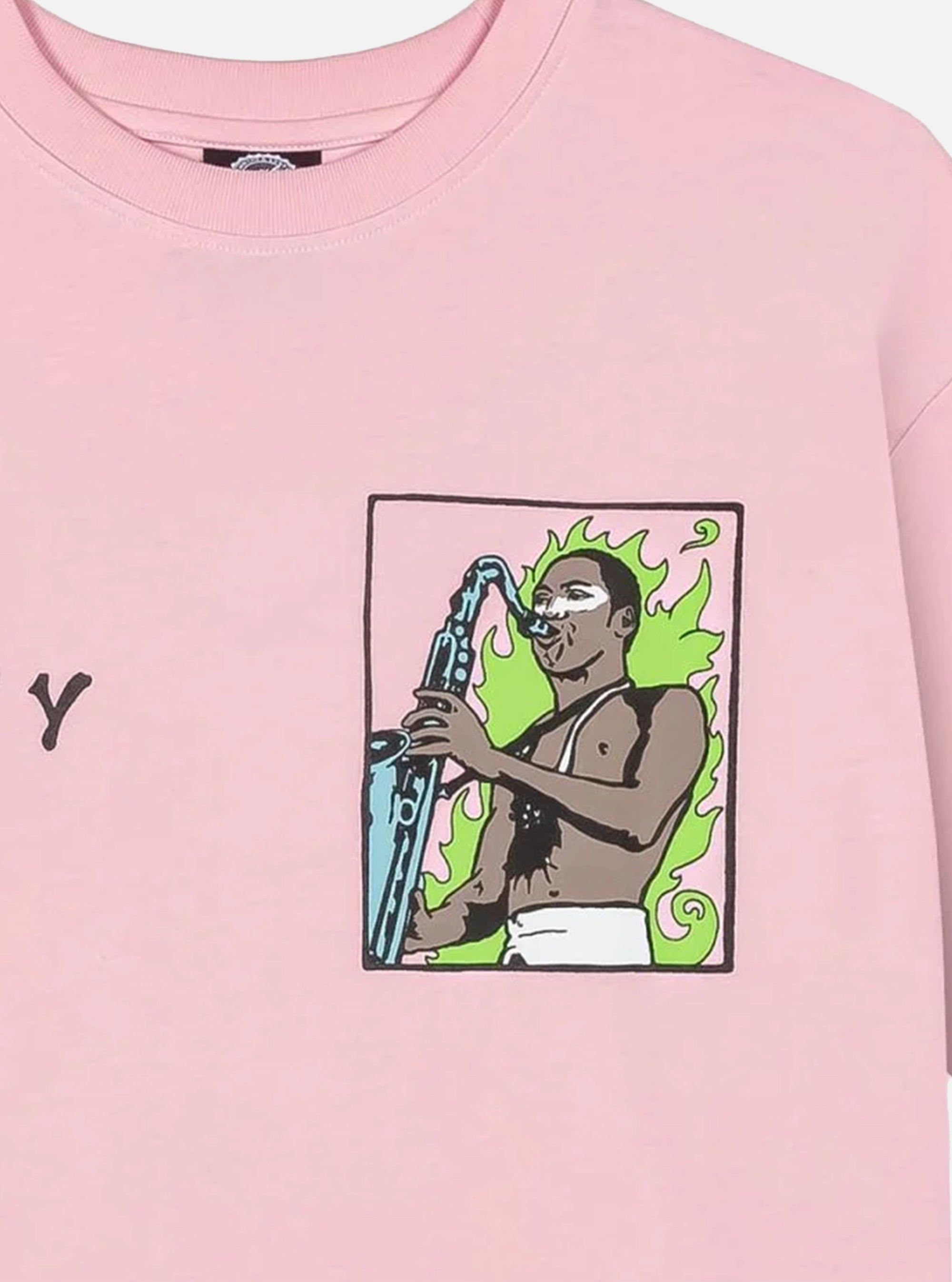 Camiseta Grimey The Trouble Sleep Light Pink