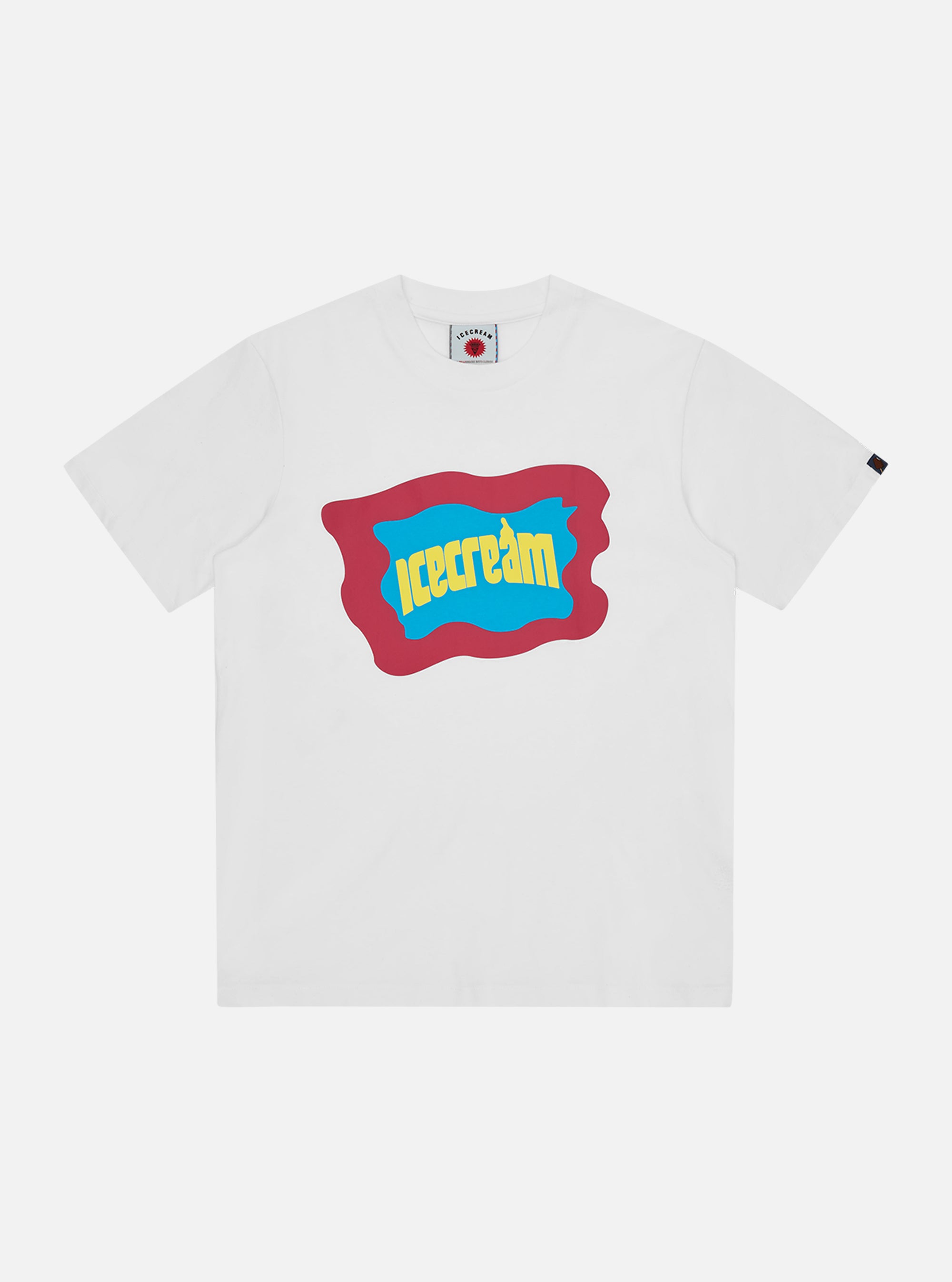 Camiseta de heladería ICECREAM blanca