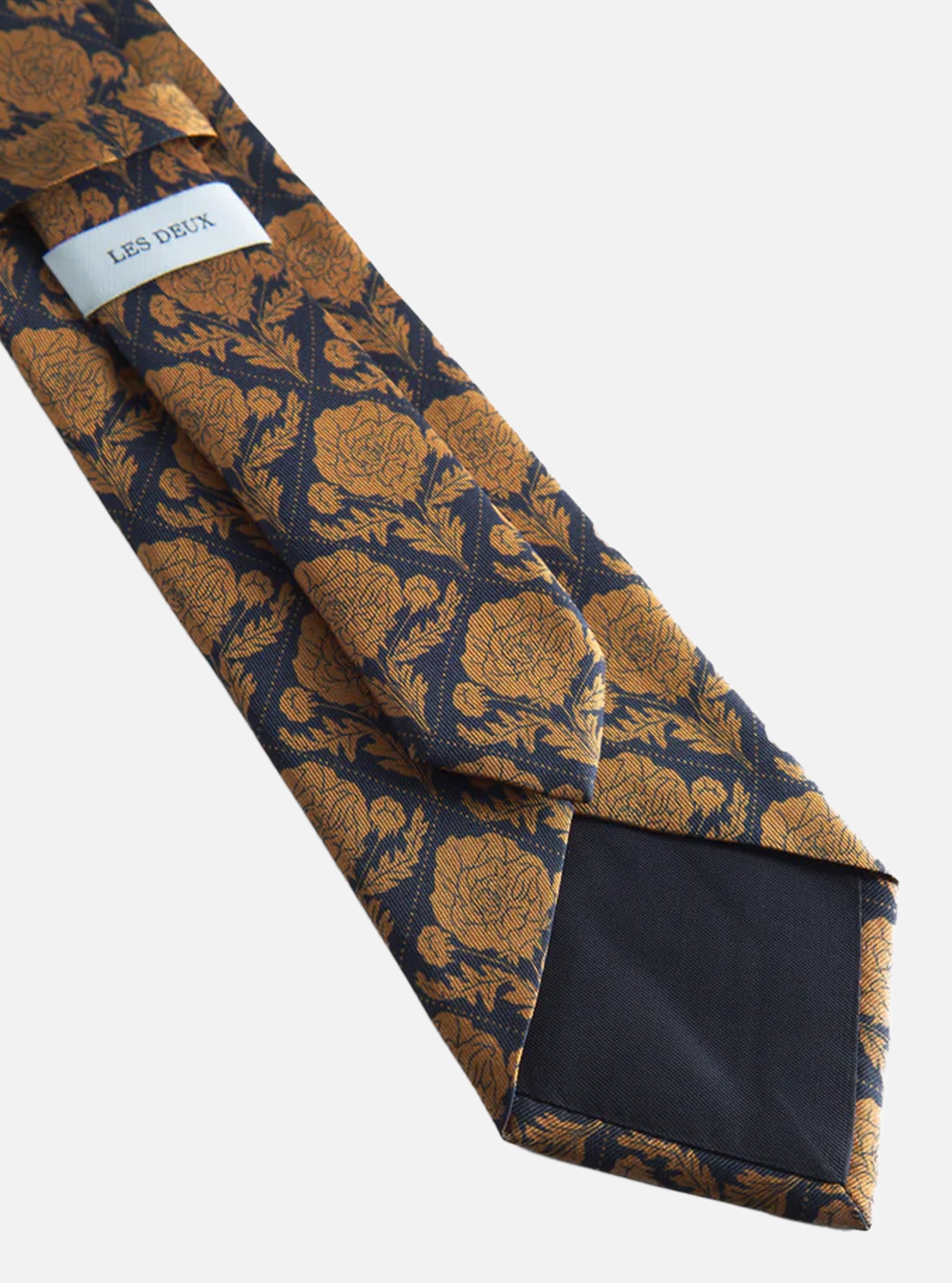 Corbata Les Deux de flores con azulejos