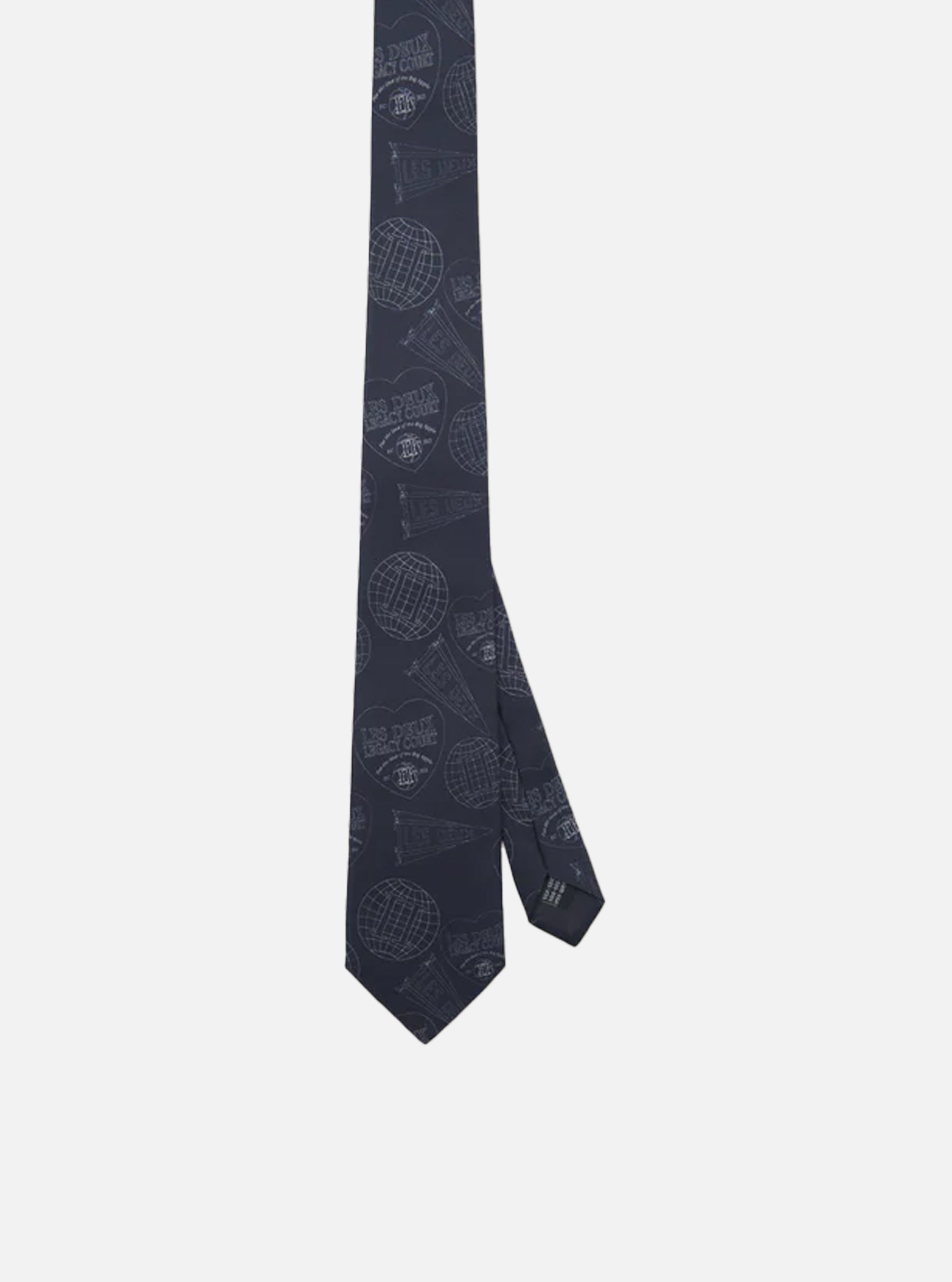 Corbata Les Deux de la corte del legado en navy