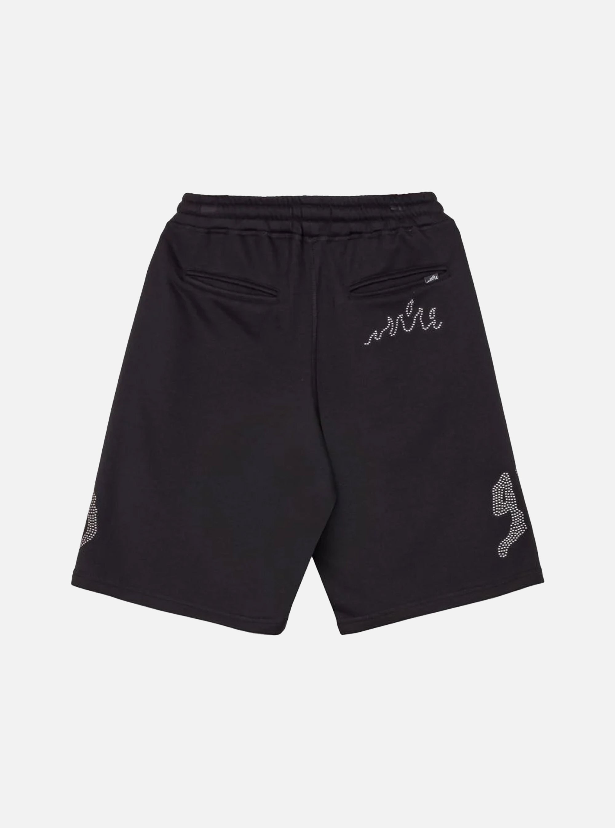 Pantalón Corto Grimey Peace Within Rhinestuds Baggy Black