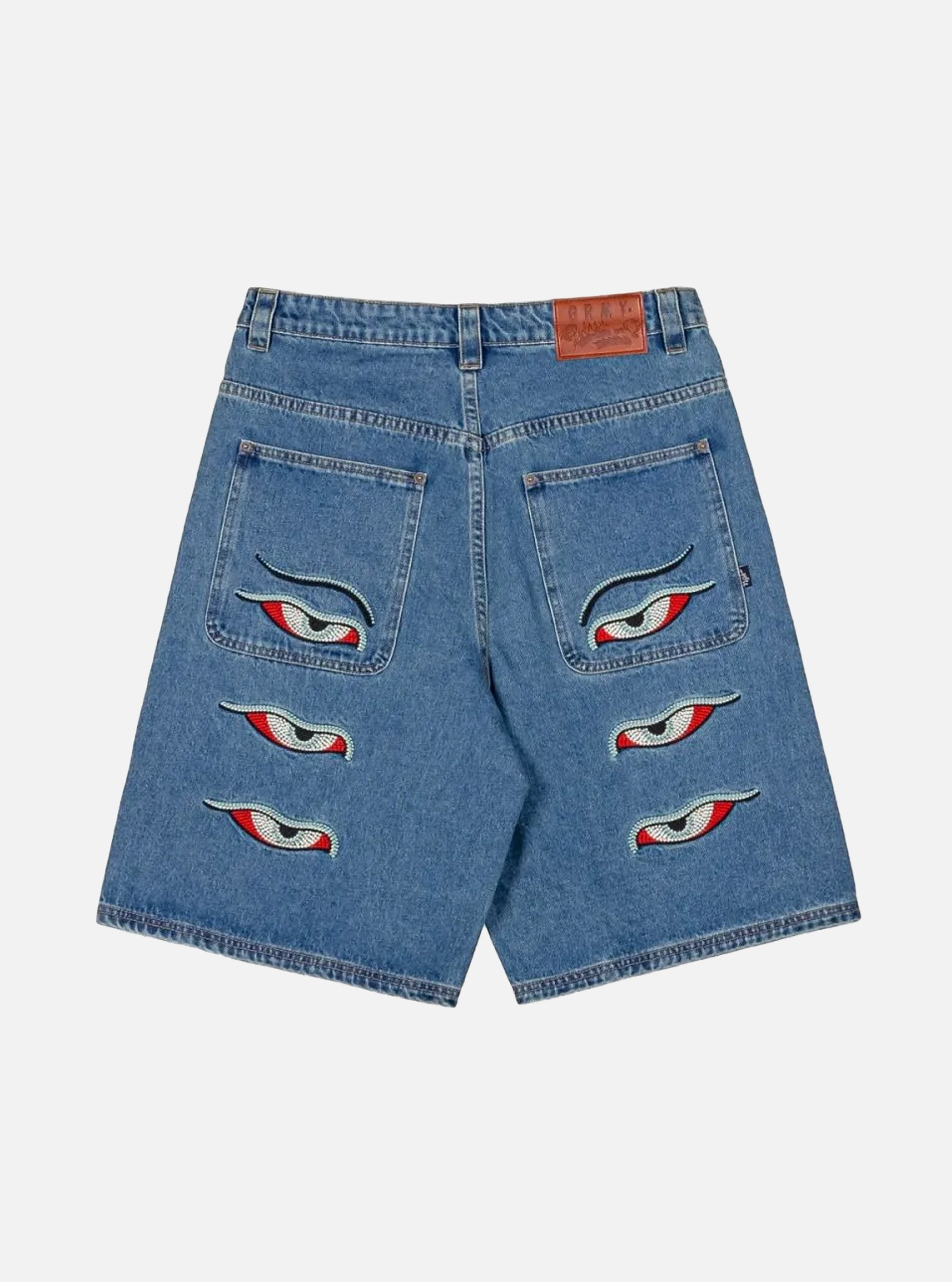 Pantalón corto Grimey Peace Within Baggy Washed Dark Blue