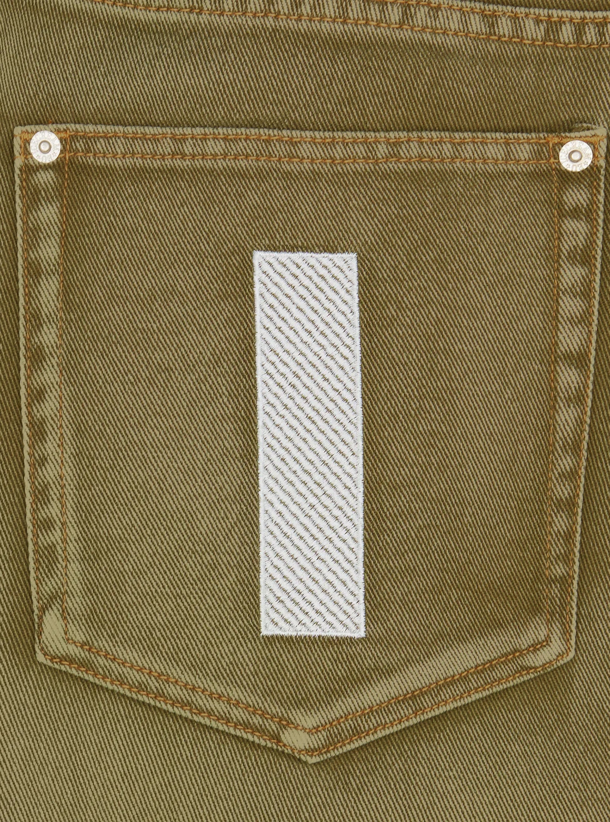 Pantalón denim color caqui ICECREAM