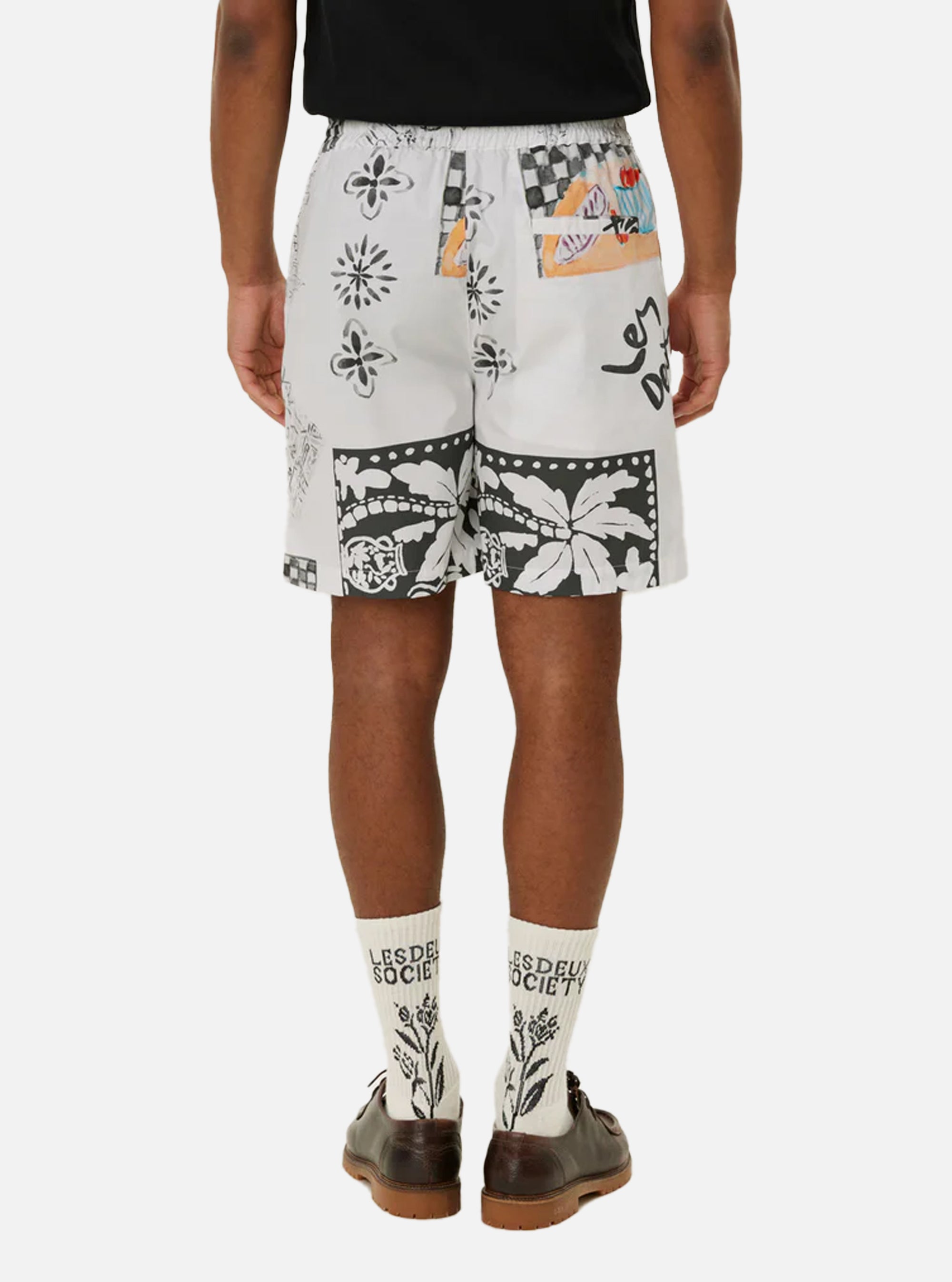 Pantalón Les Deux corto modelo Otto estampado divertido