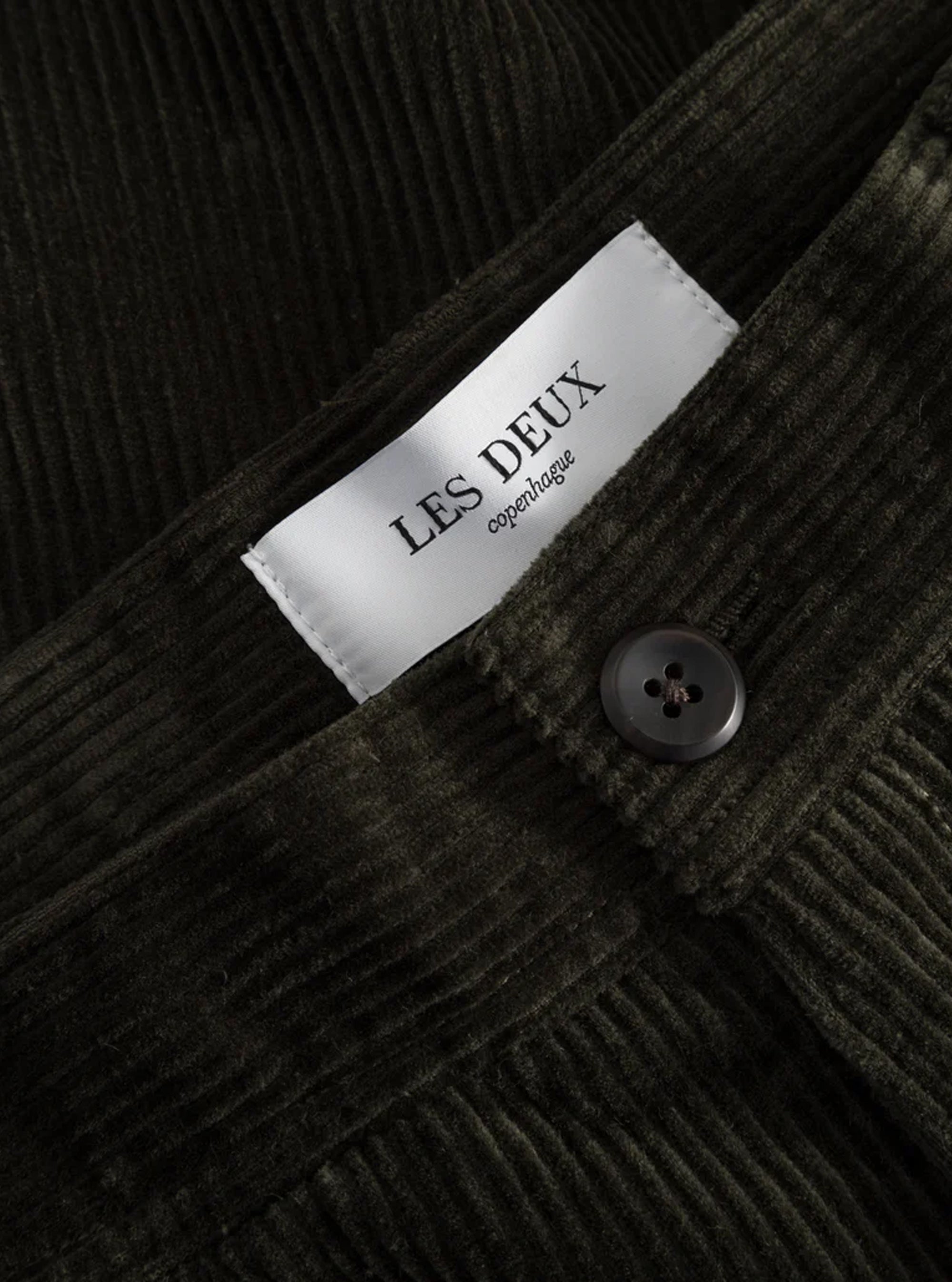 Pantalón Les Deux de pana verde