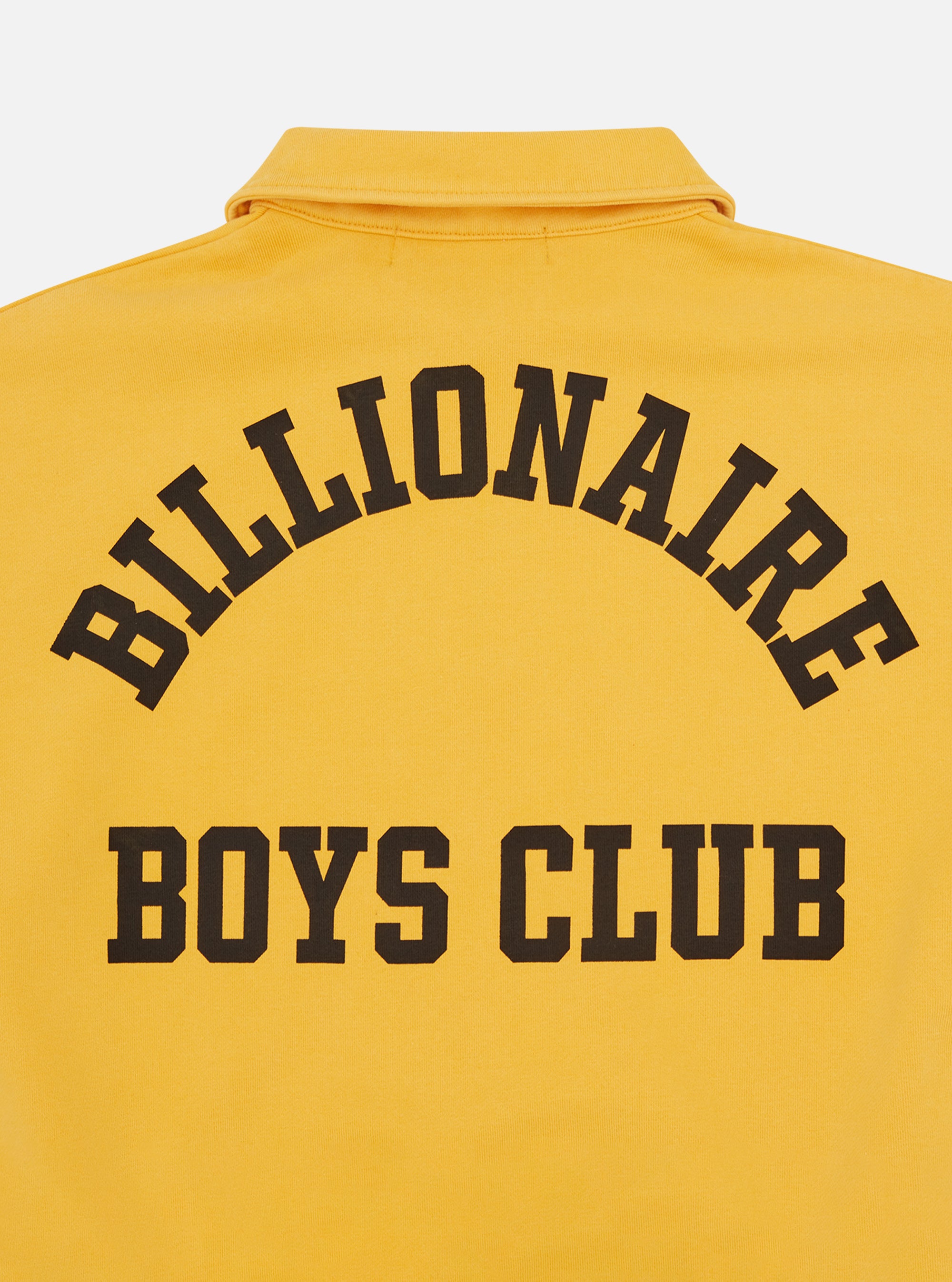 Sudadera tipo polo Billionaire Boys Club amarilla
