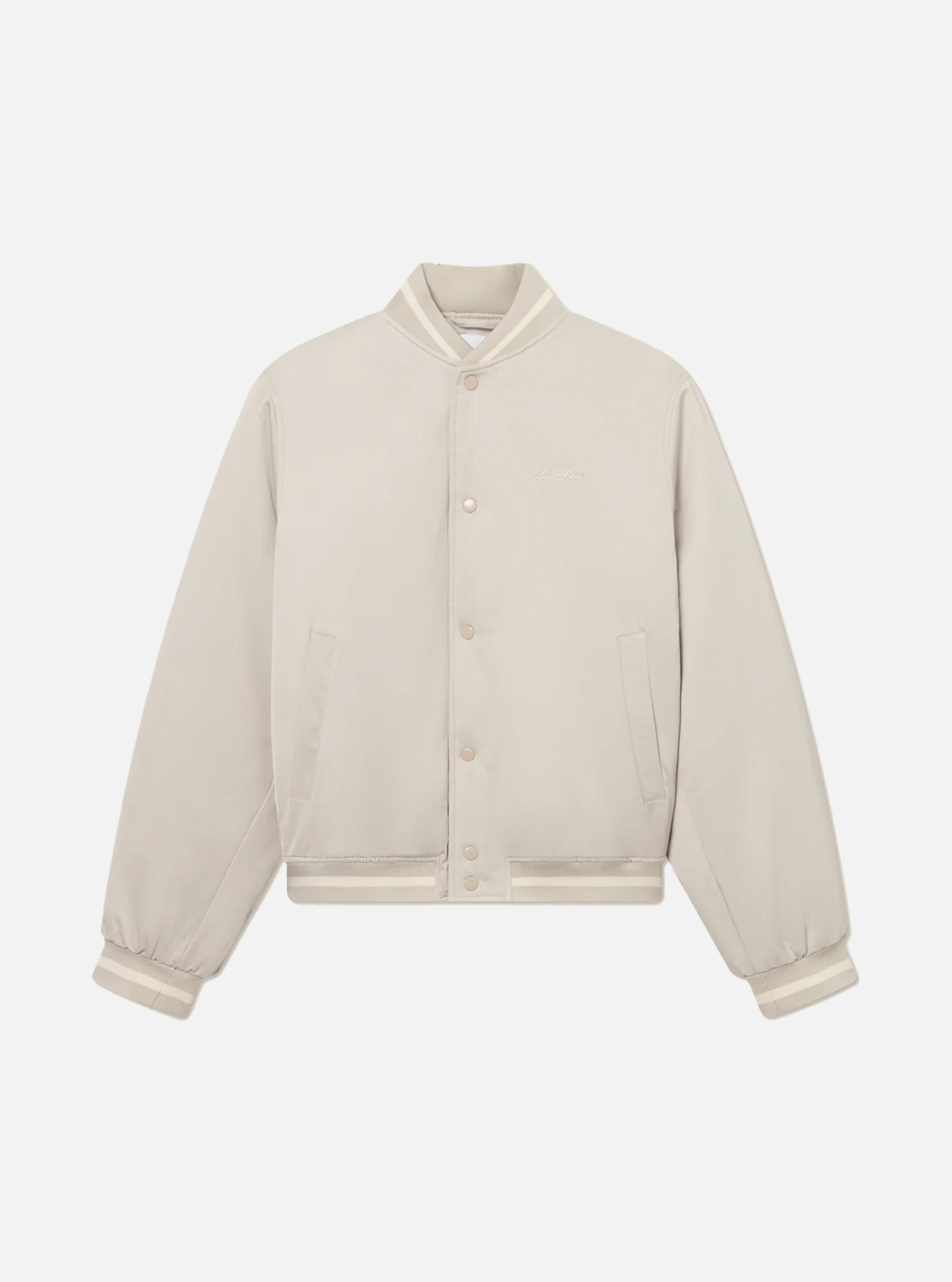 Bomber universitaria Les Deux Tech marfil