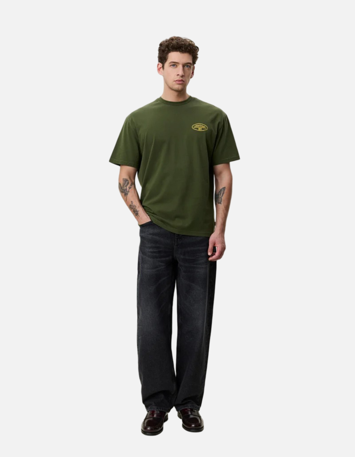 Camiseta Worlwide en verde de Les Deux