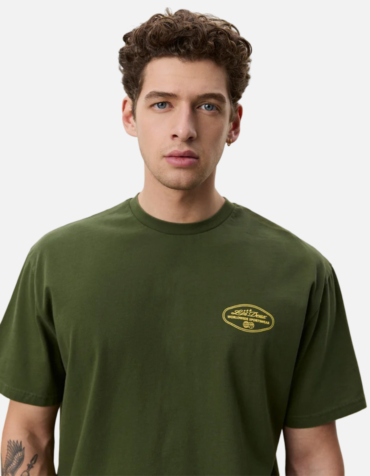 Camiseta Worlwide en verde de Les Deux