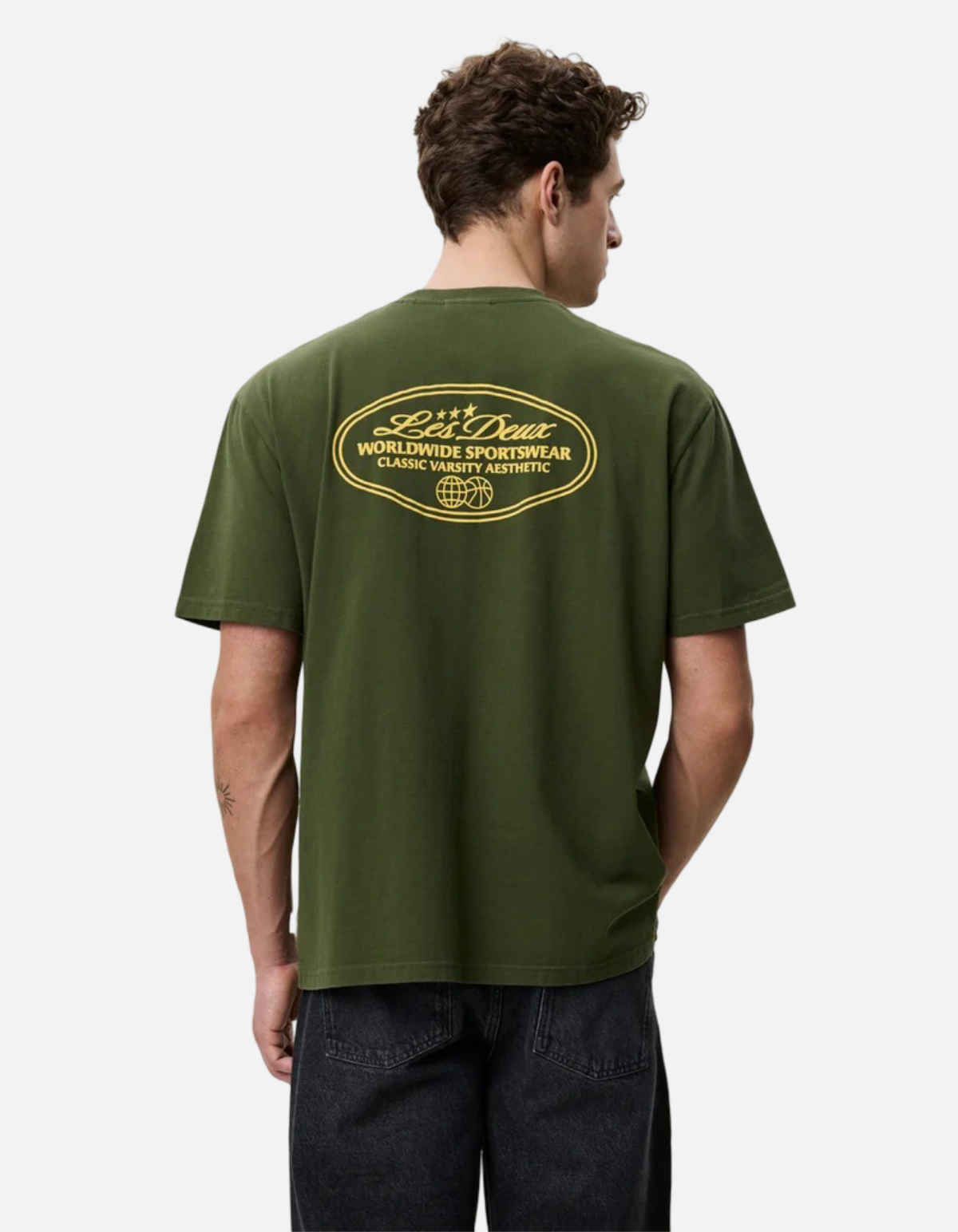 Camiseta Worlwide en verde de Les Deux