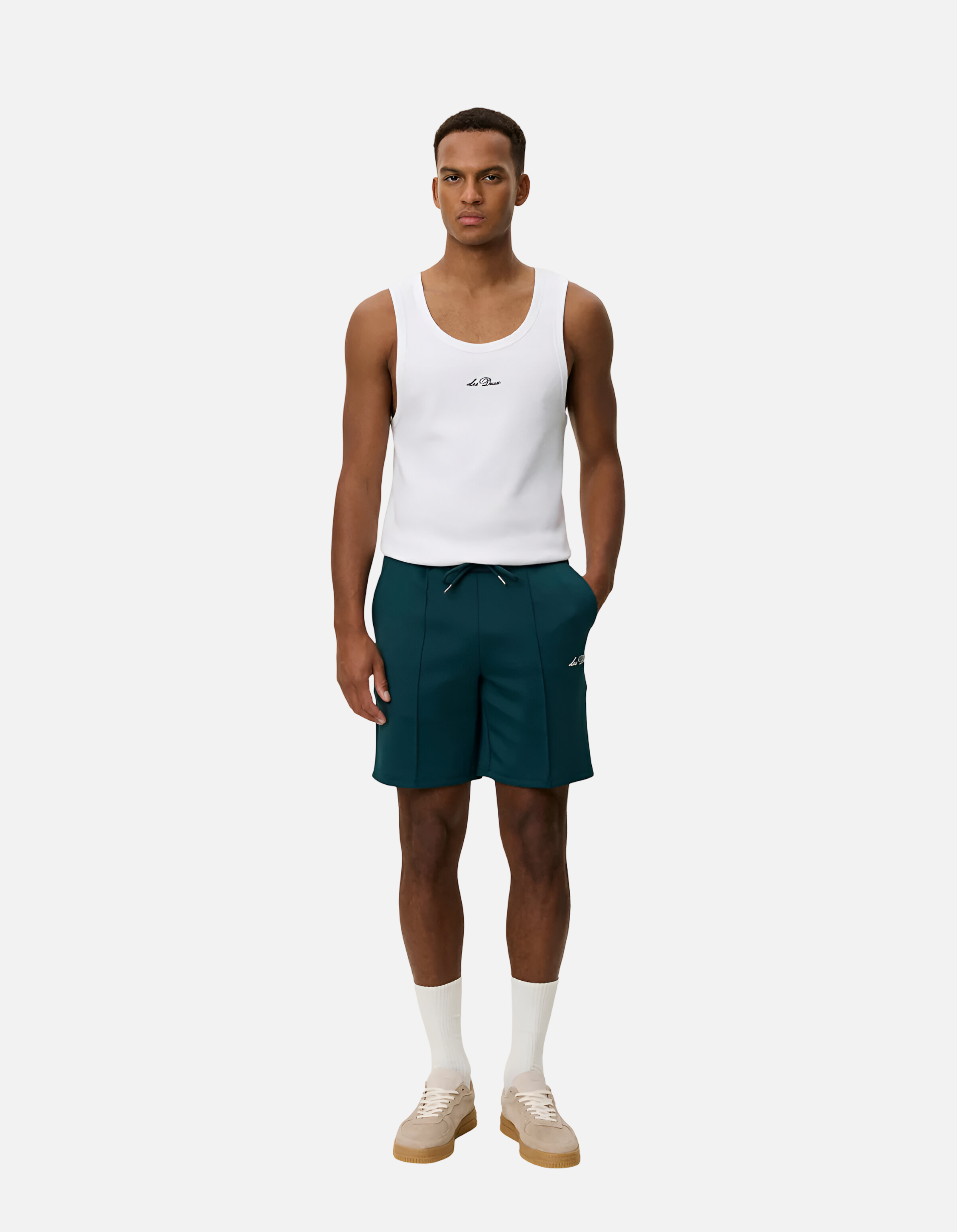 Shorts Ballier de Les Deux en verde musgo