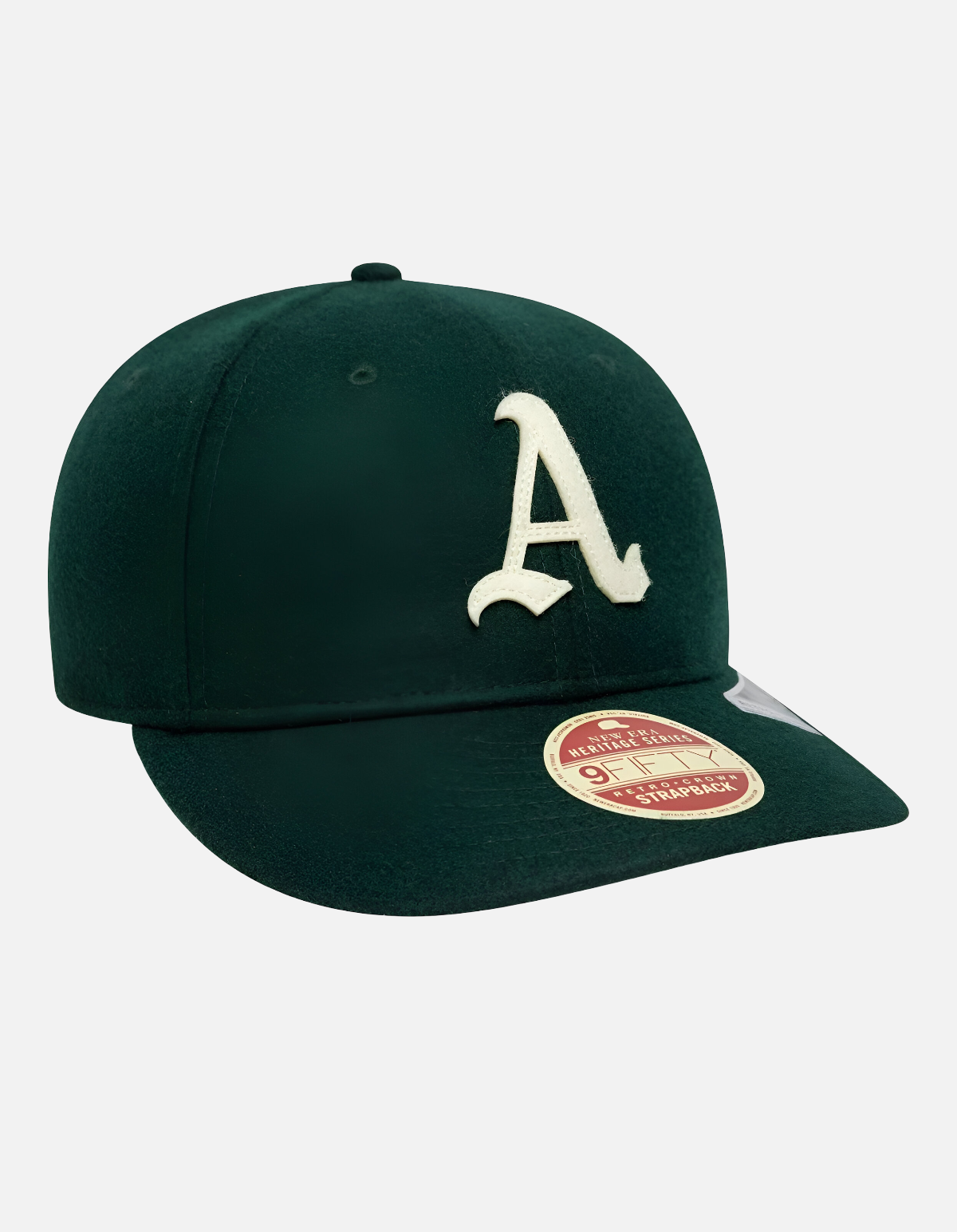 Gorra MLB Heritage Athletics Retro Crown 9FIFTY Verde Oscuro