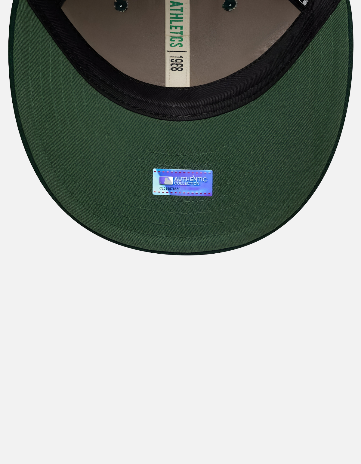 Gorra MLB Heritage Athletics Retro Crown 9FIFTY Verde Oscuro