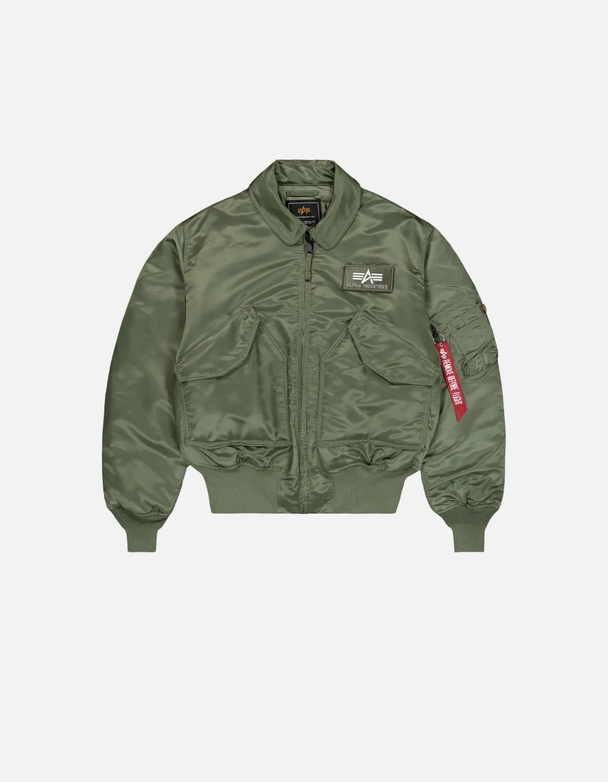 Chaqueta bomber CWU-45 Heritage Sage Green de Alpha Industries