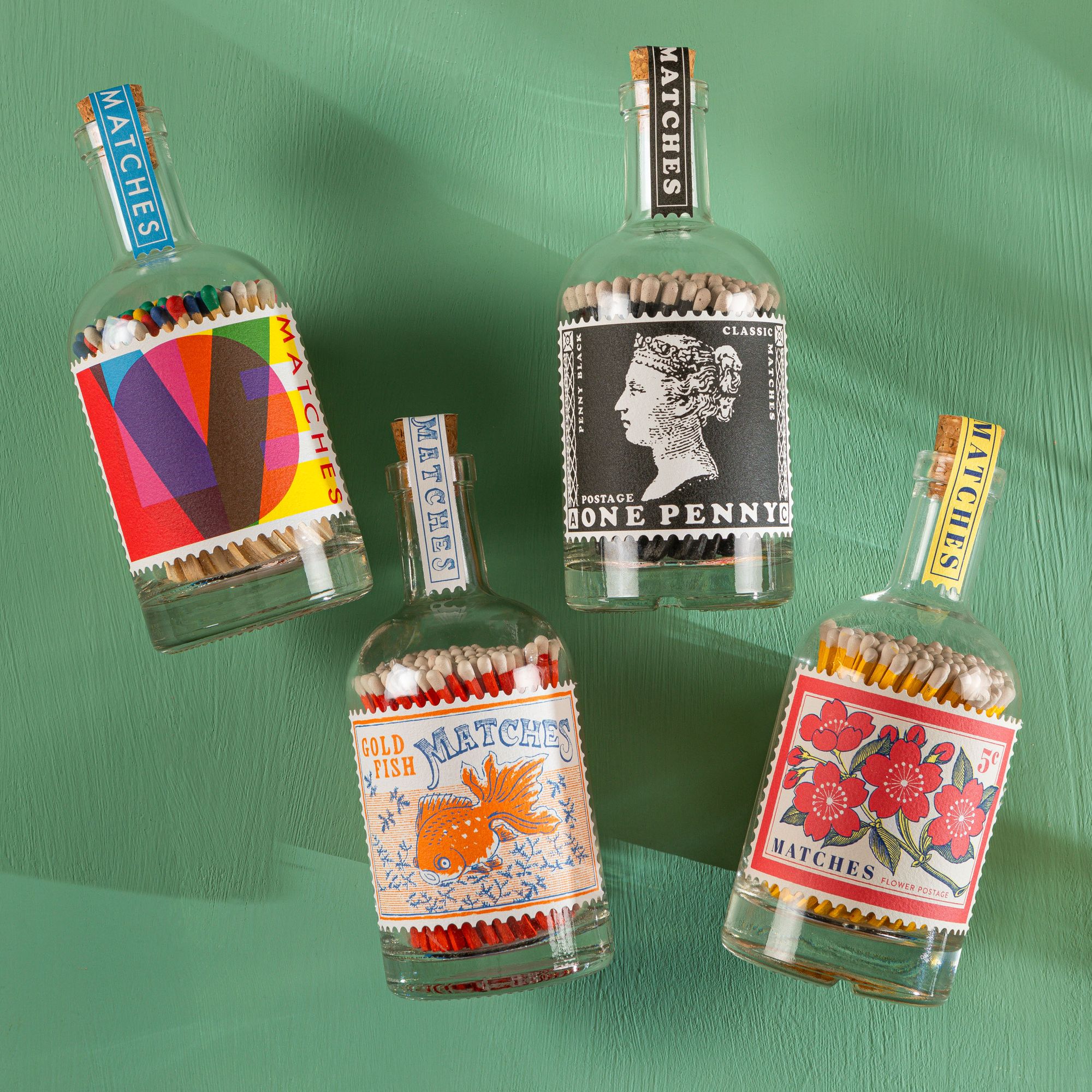 Botella De Cerillas Penny Black De Archivist