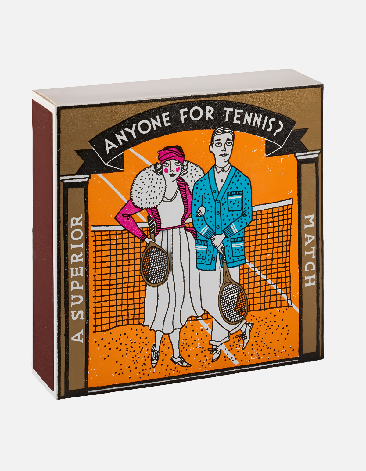 Cerillas cuadradas "Anyone for tenis?" de Archivist