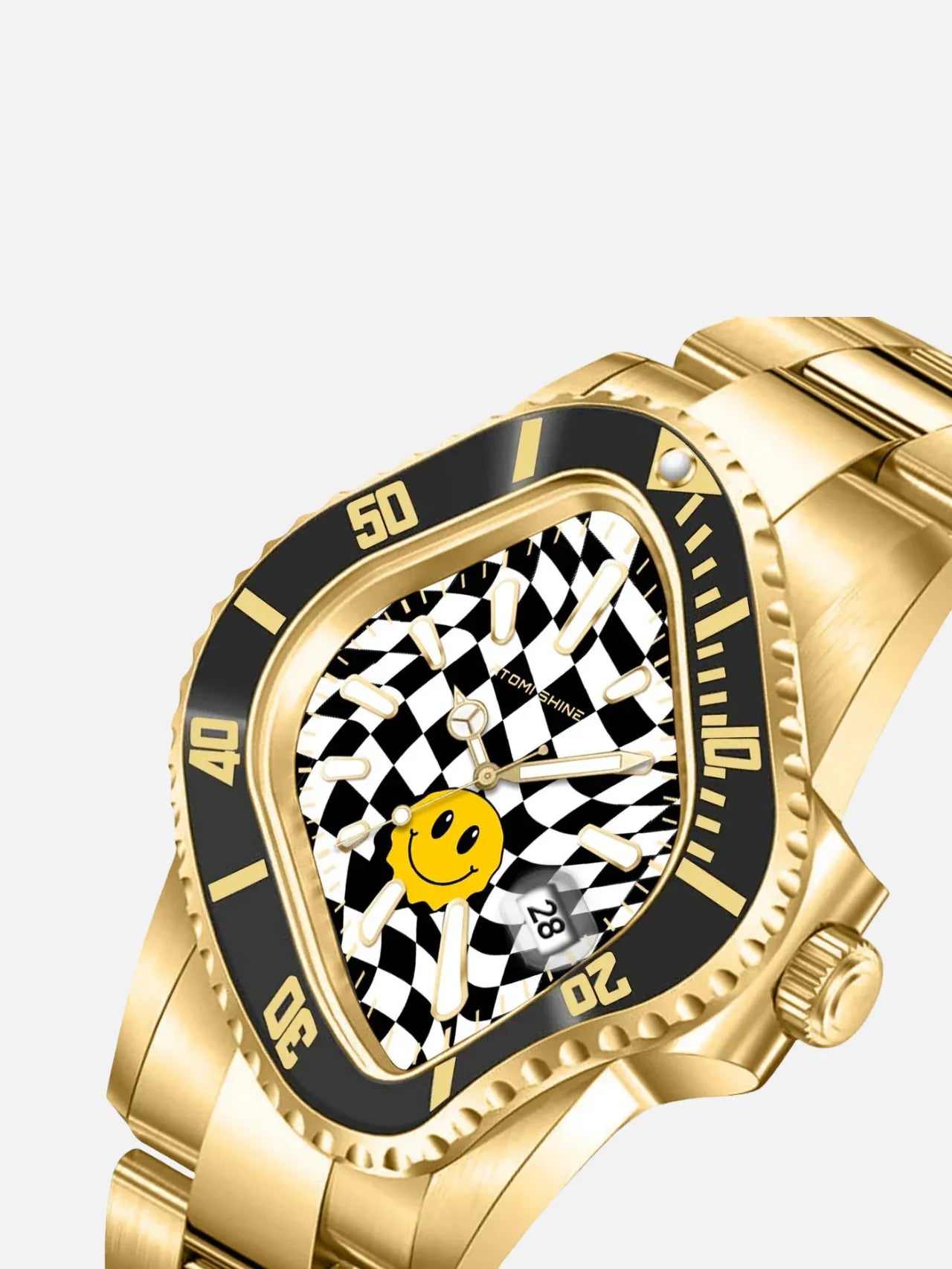 Reloj Atomi Shine Dorado Caos