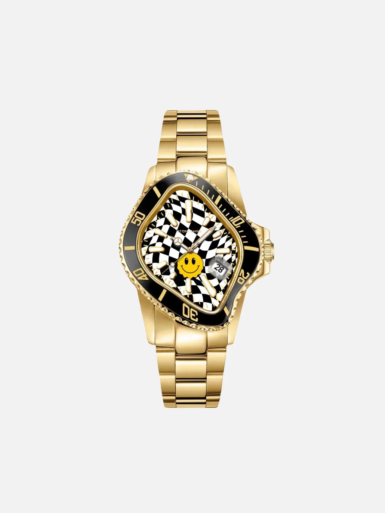 Reloj Atomi Shine Dorado Caos