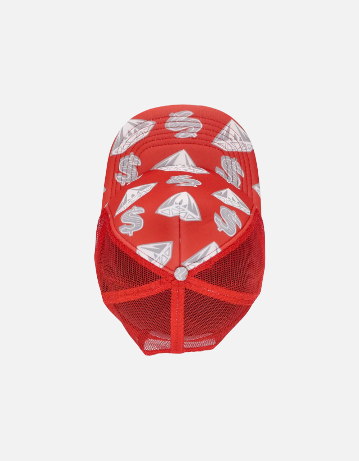 Gorra roja Diamonds & Dollars de Billionaire Boys Club