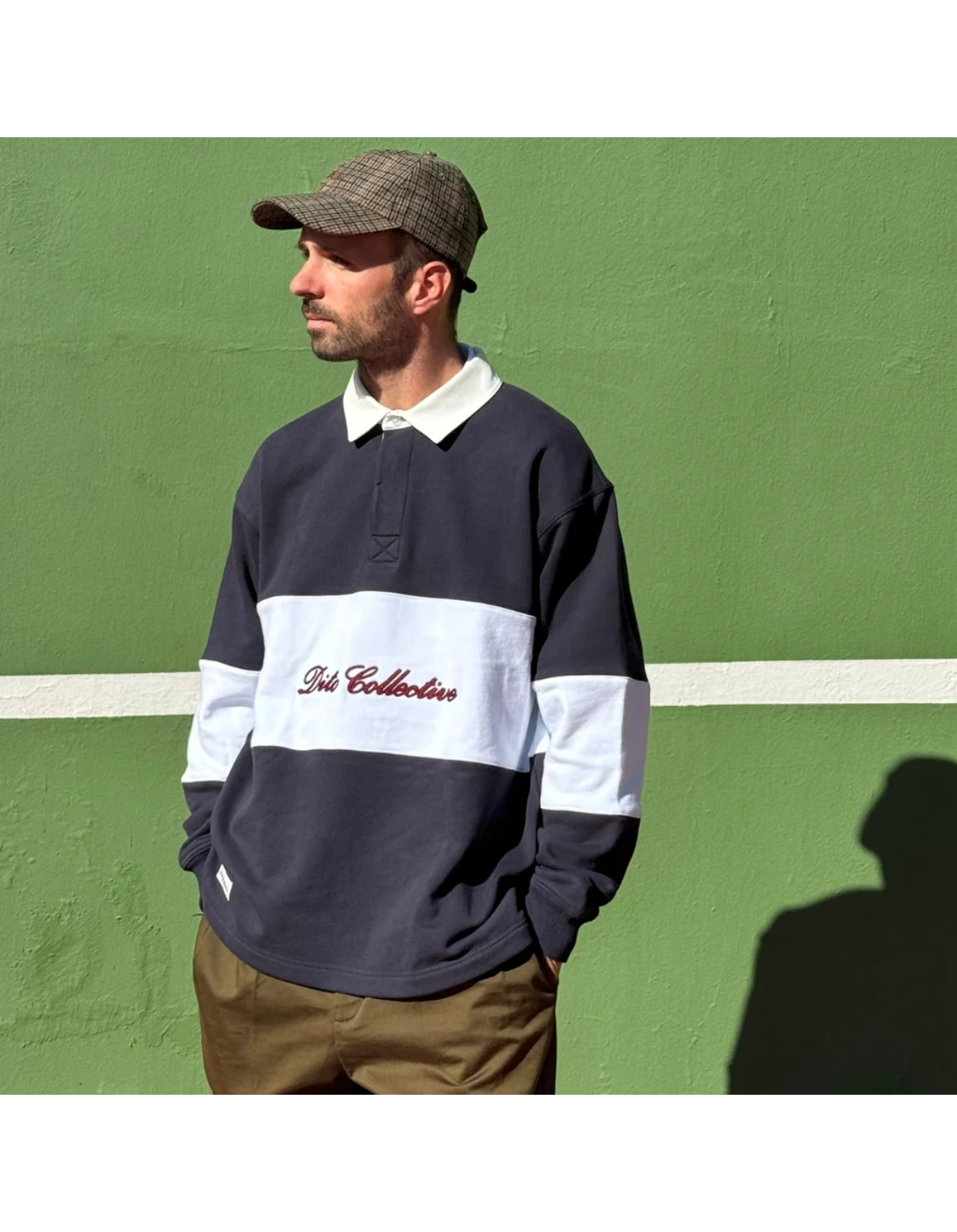 Polo Rugby Navy Blanco de Dito