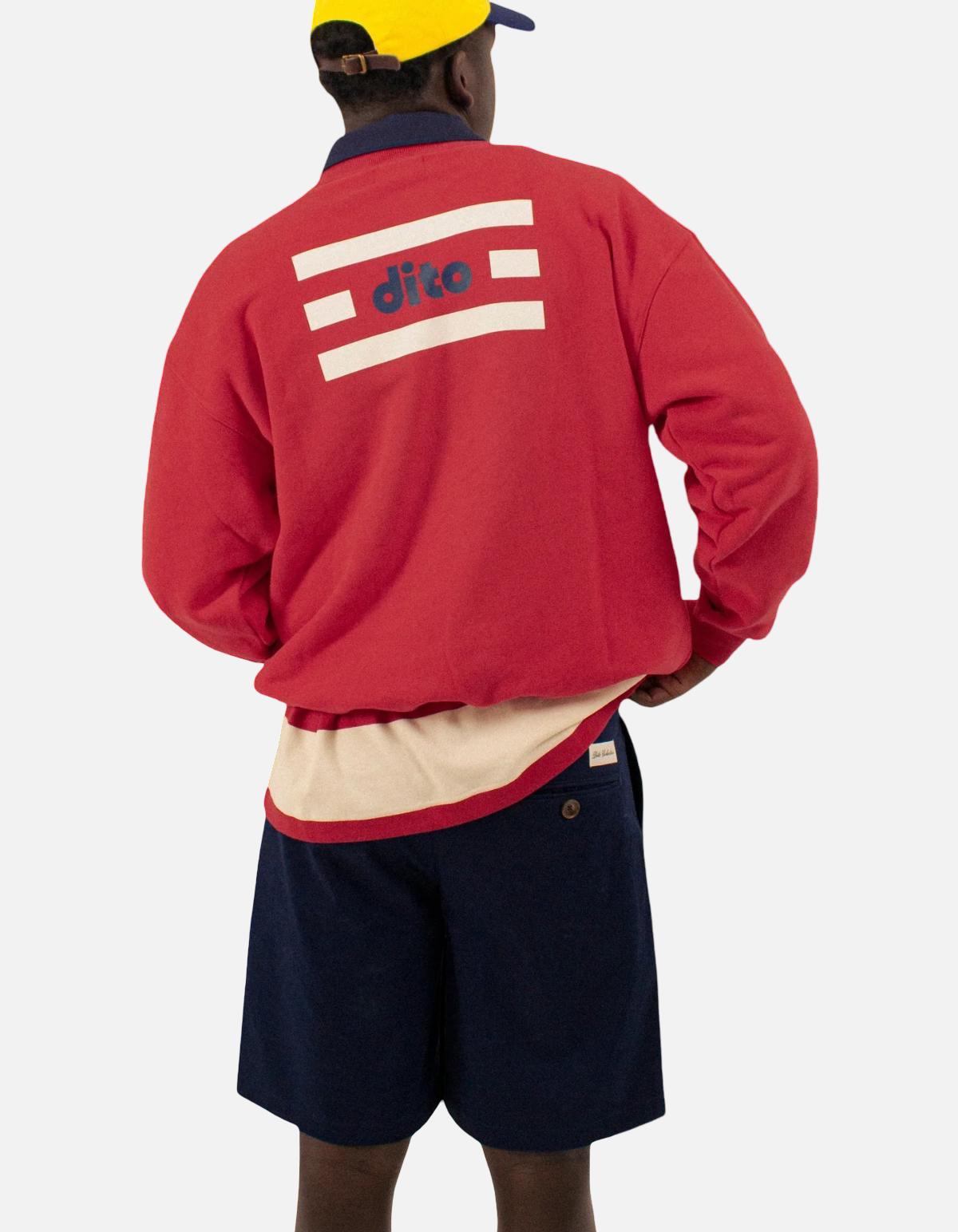 Pantalón Corto Doble Pinza en Navy de Dito