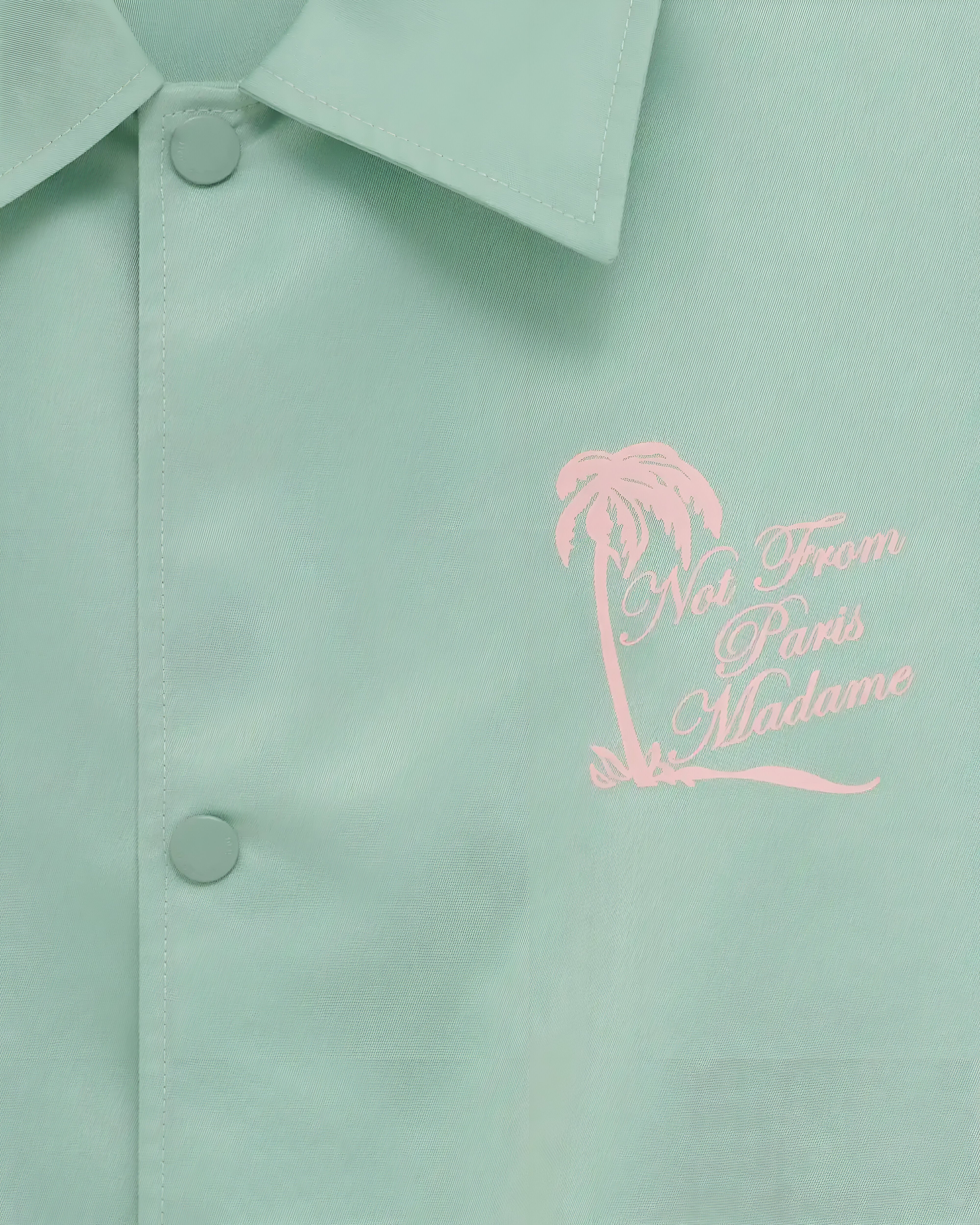 Chaqueta Palmier en verde agua de Drôle de Monsieur