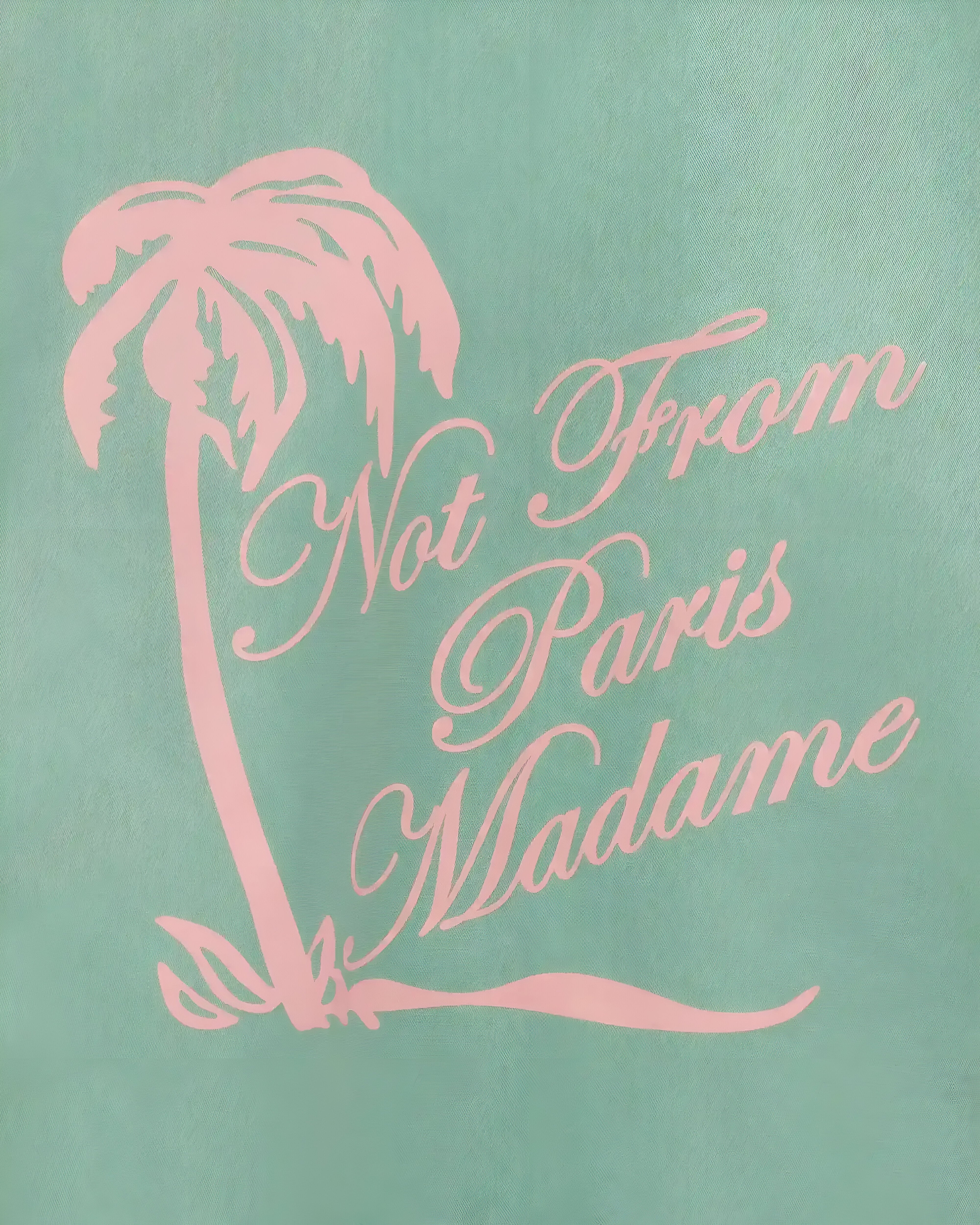 Chaqueta Palmier en verde agua de Drôle de Monsieur