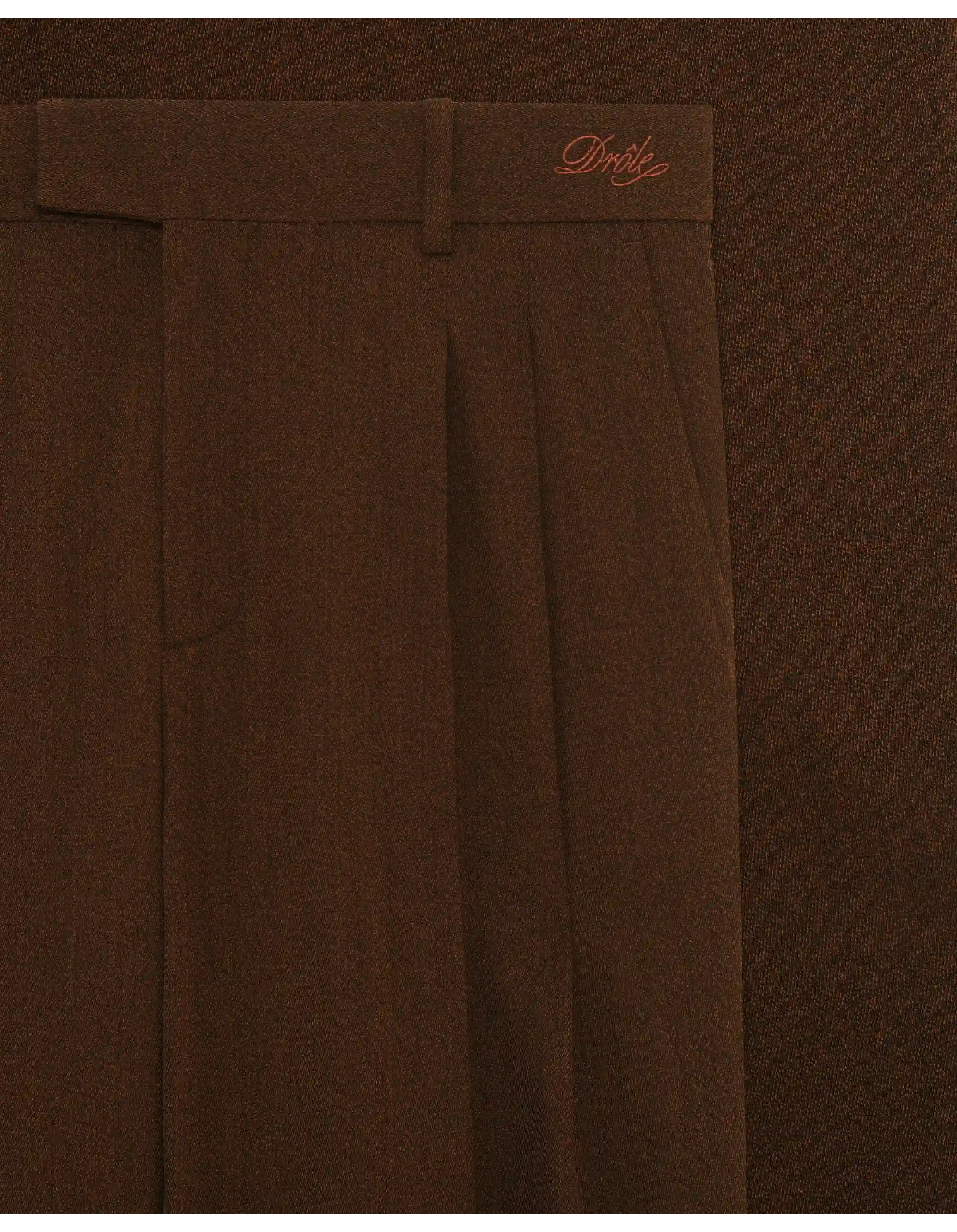 Pantalones Golfista de Sarga de Lana de Drôle de Monsieur