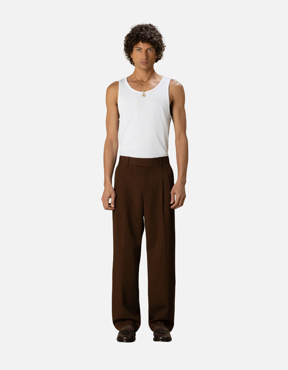Pantalones Golfista de Sarga de Lana de Drôle de Monsieur